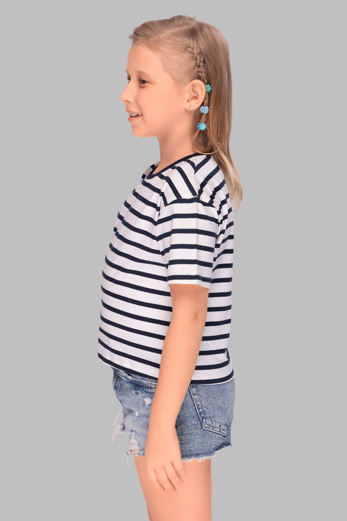 Striped Lounge Tshirts For Girls TEE 25114