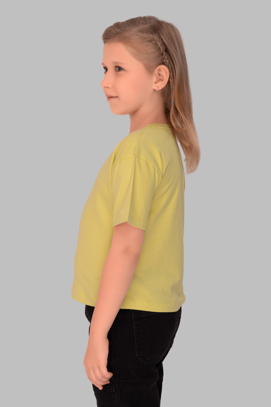 Yellow Lounge Tshirts For Girls TEE 25115