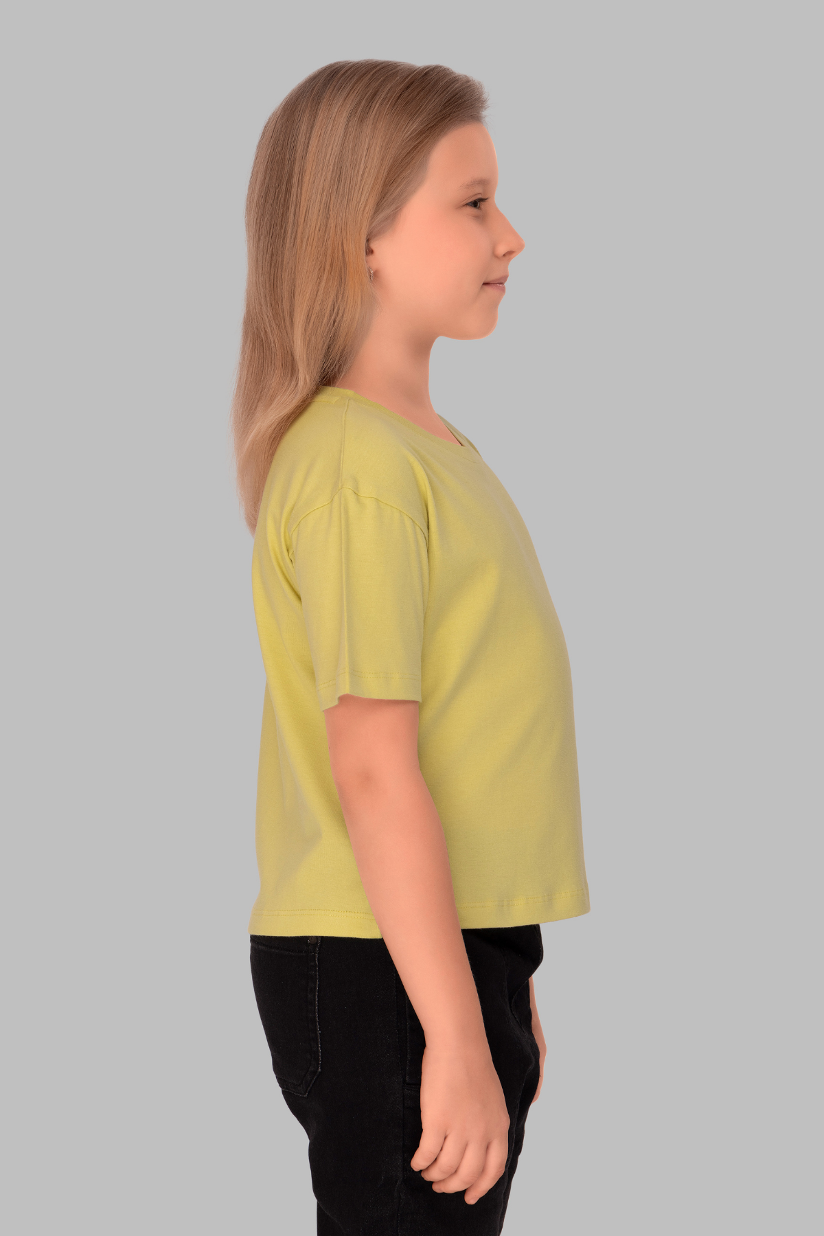 Yellow Lounge Tshirts For Girls TEE 25115