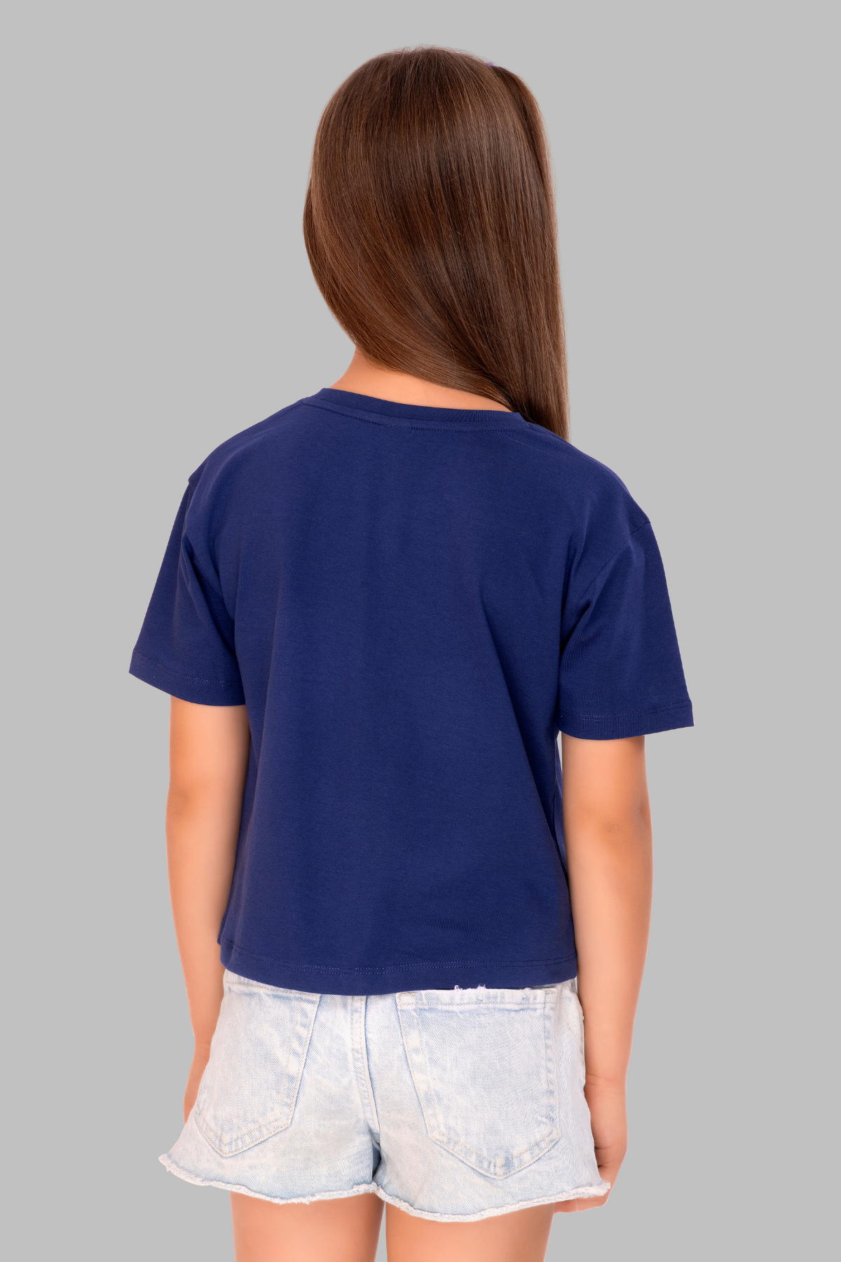 Royal Blue Lounge Tshirts For Girls TEE 25116