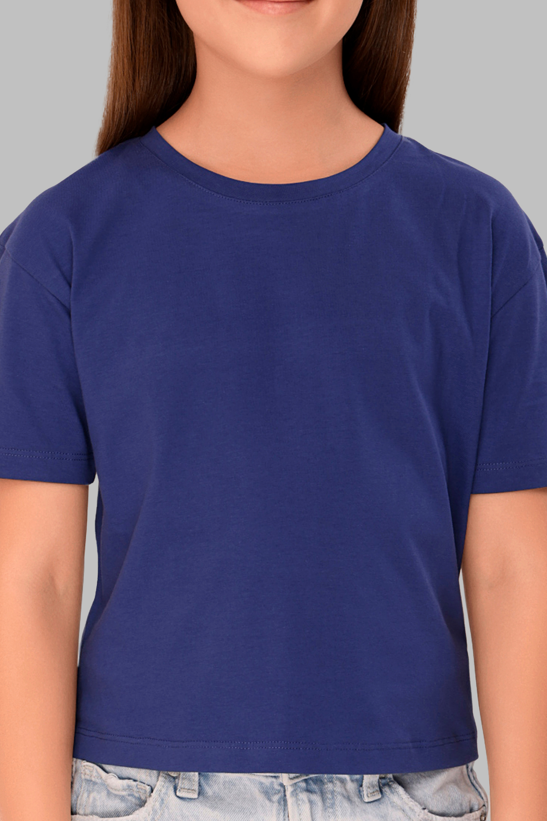 Royal Blue Lounge Tshirts For Girls TEE 25116