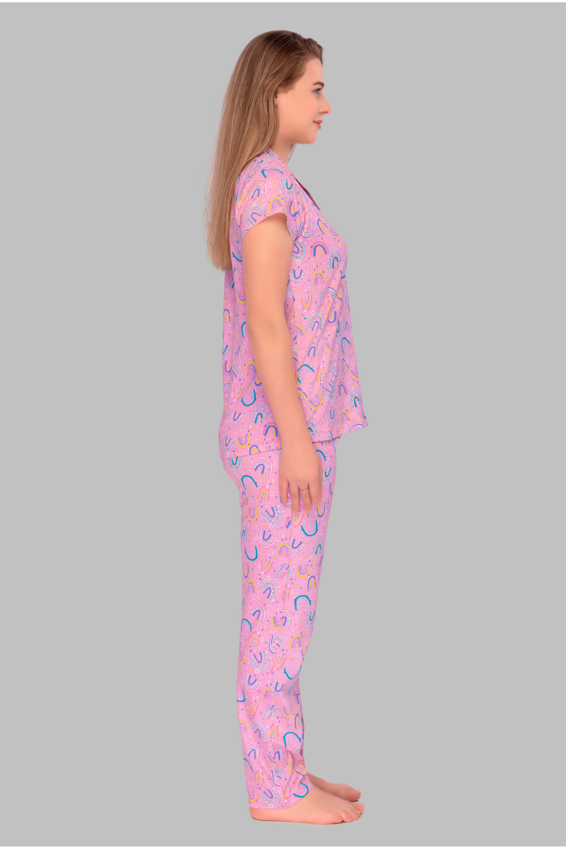 Rainbow Bliss Pajama Set For Happy Moms