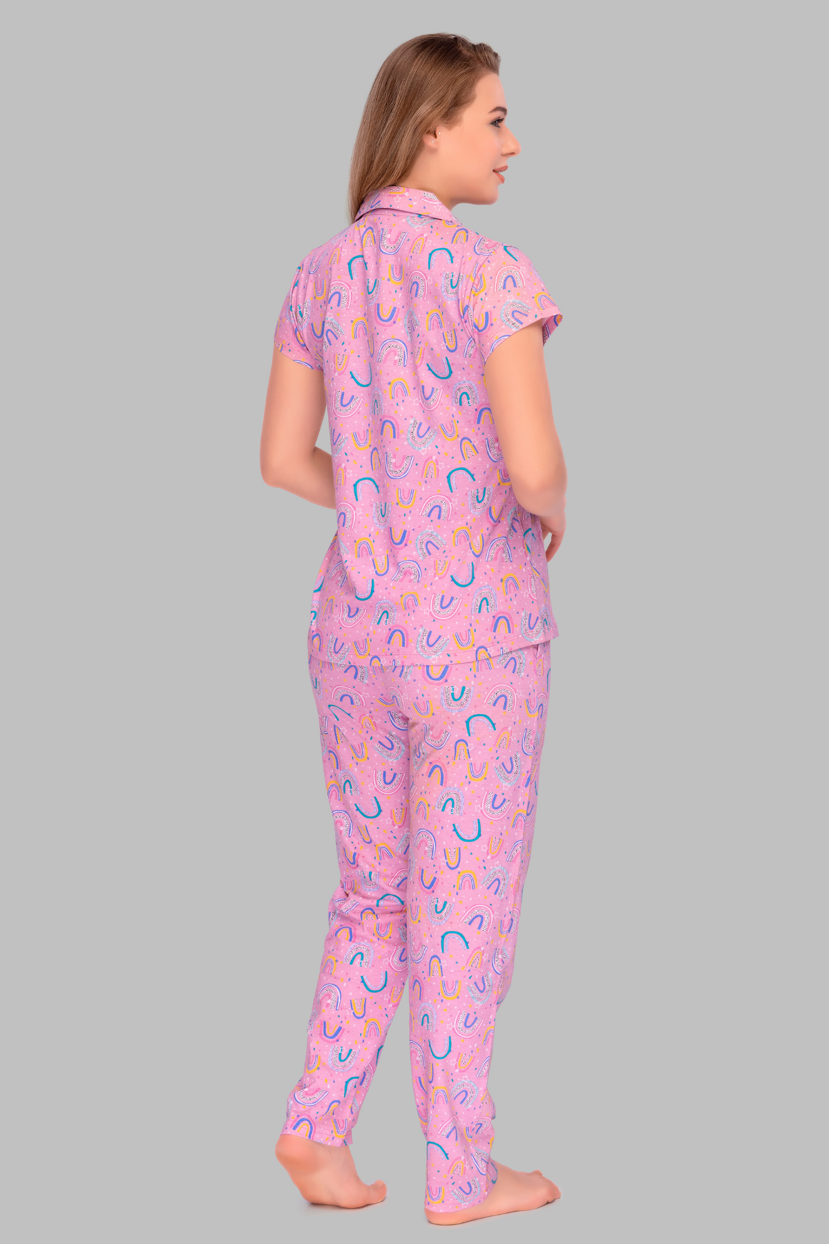 Rainbow Bliss Pajama Set For Happy Moms