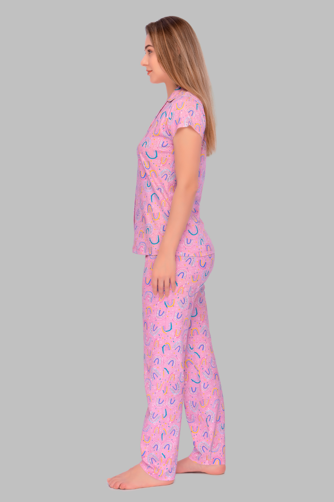 Rainbow Bliss Pajama Set For Happy Moms