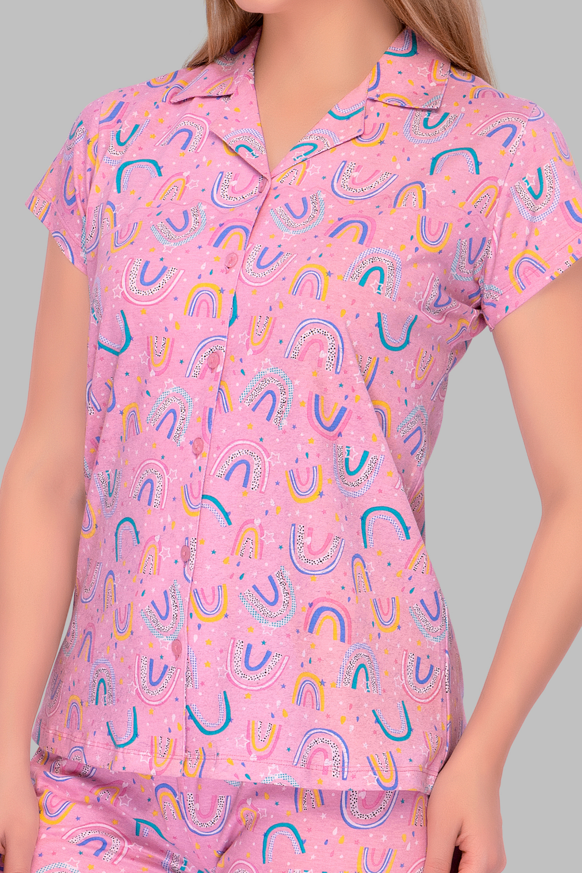 Rainbow Bliss Pajama Set For Happy Moms