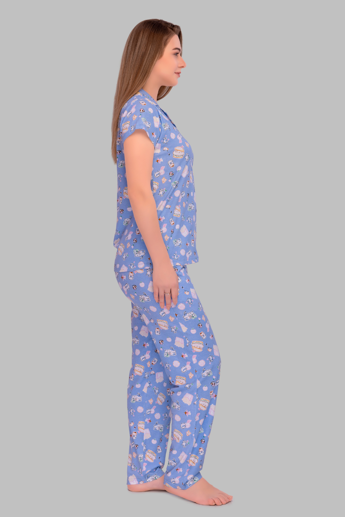 Mom's Burger Bliss Pajama Set