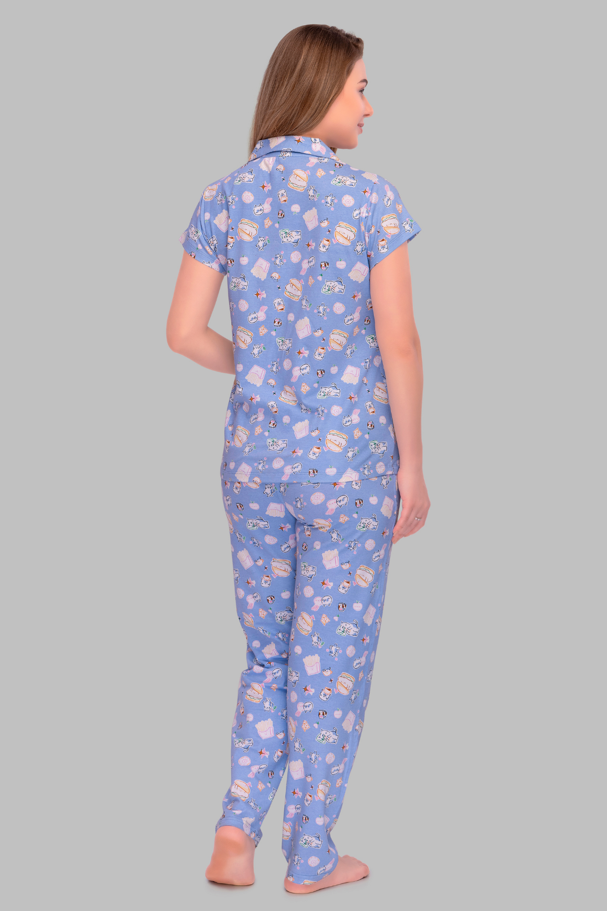 Mom's Burger Bliss Pajama Set