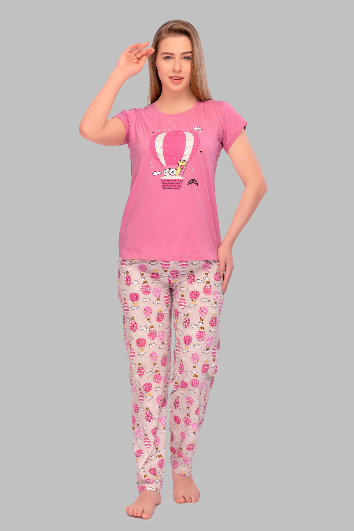 Twinning Top Pajama Set For Moms