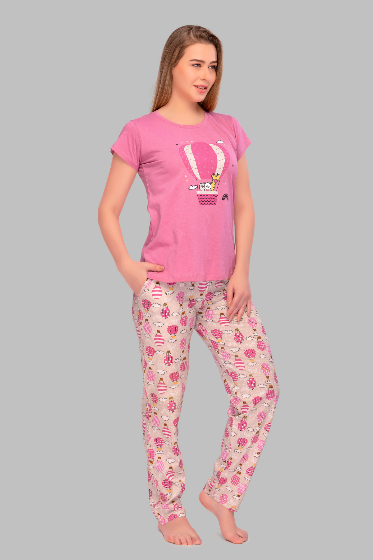 Twinning Top Pajama Set For Moms