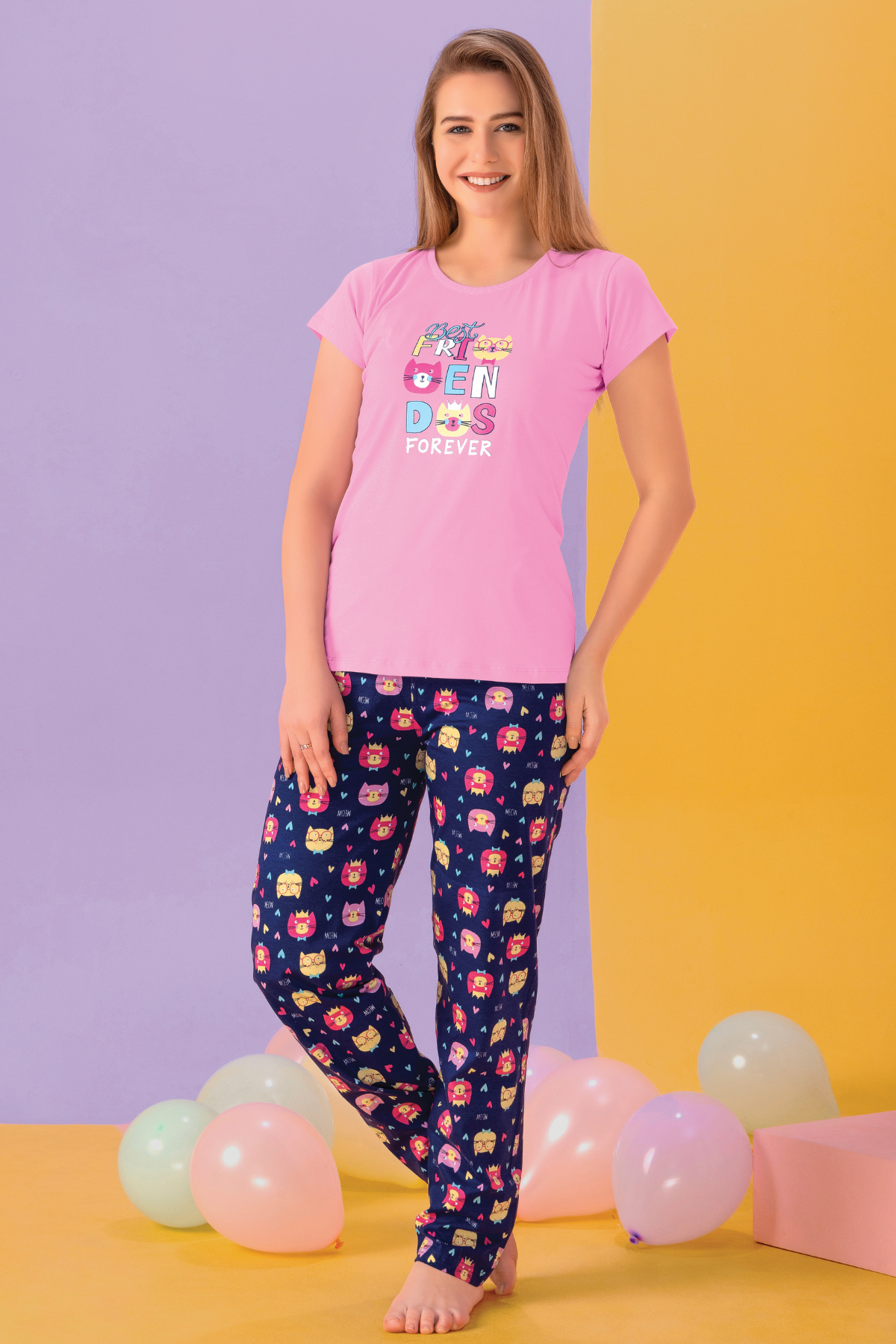 Twinning Top Pajama Set For Moms