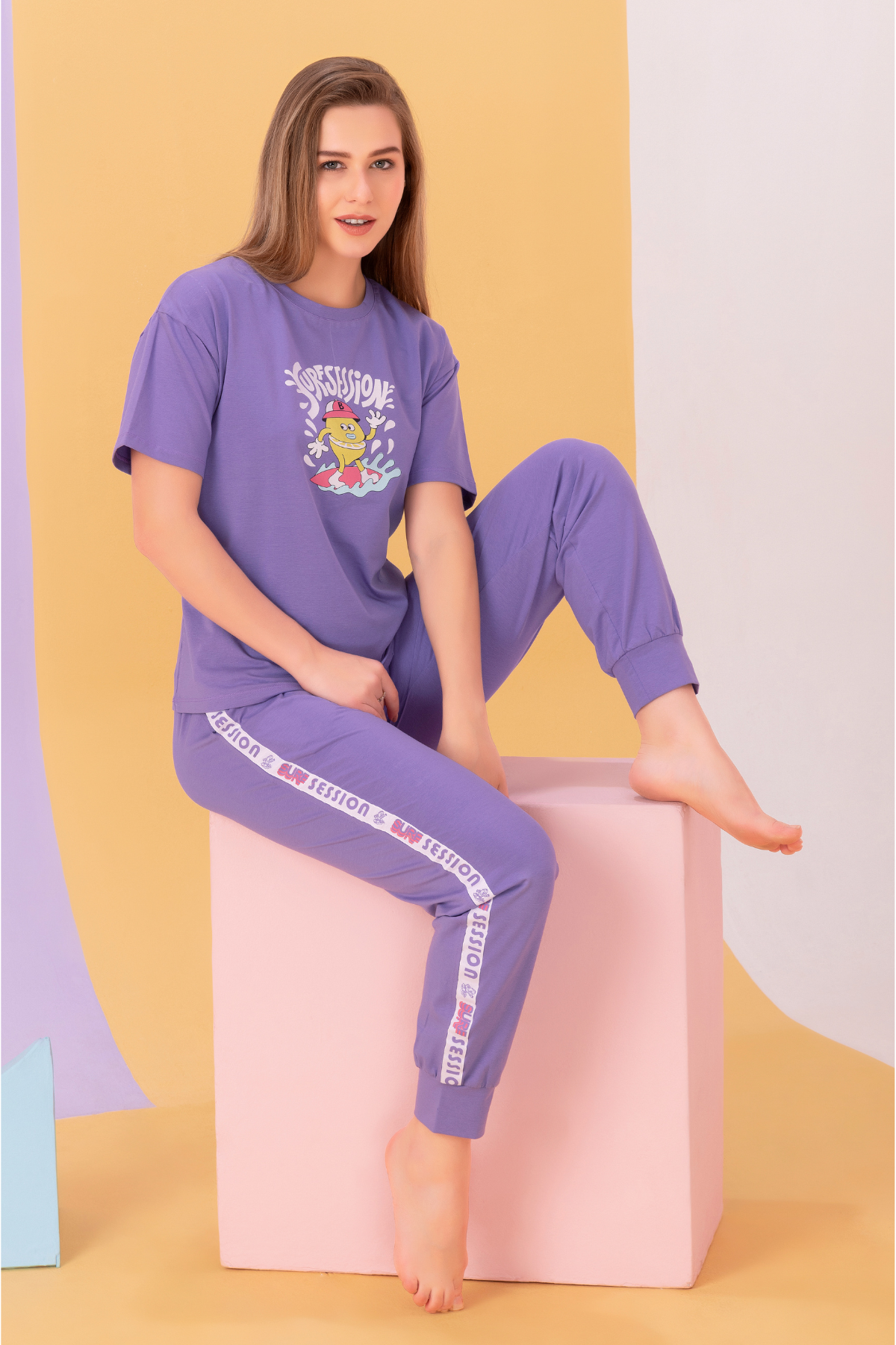 Twinning Top Pajama Set For Moms