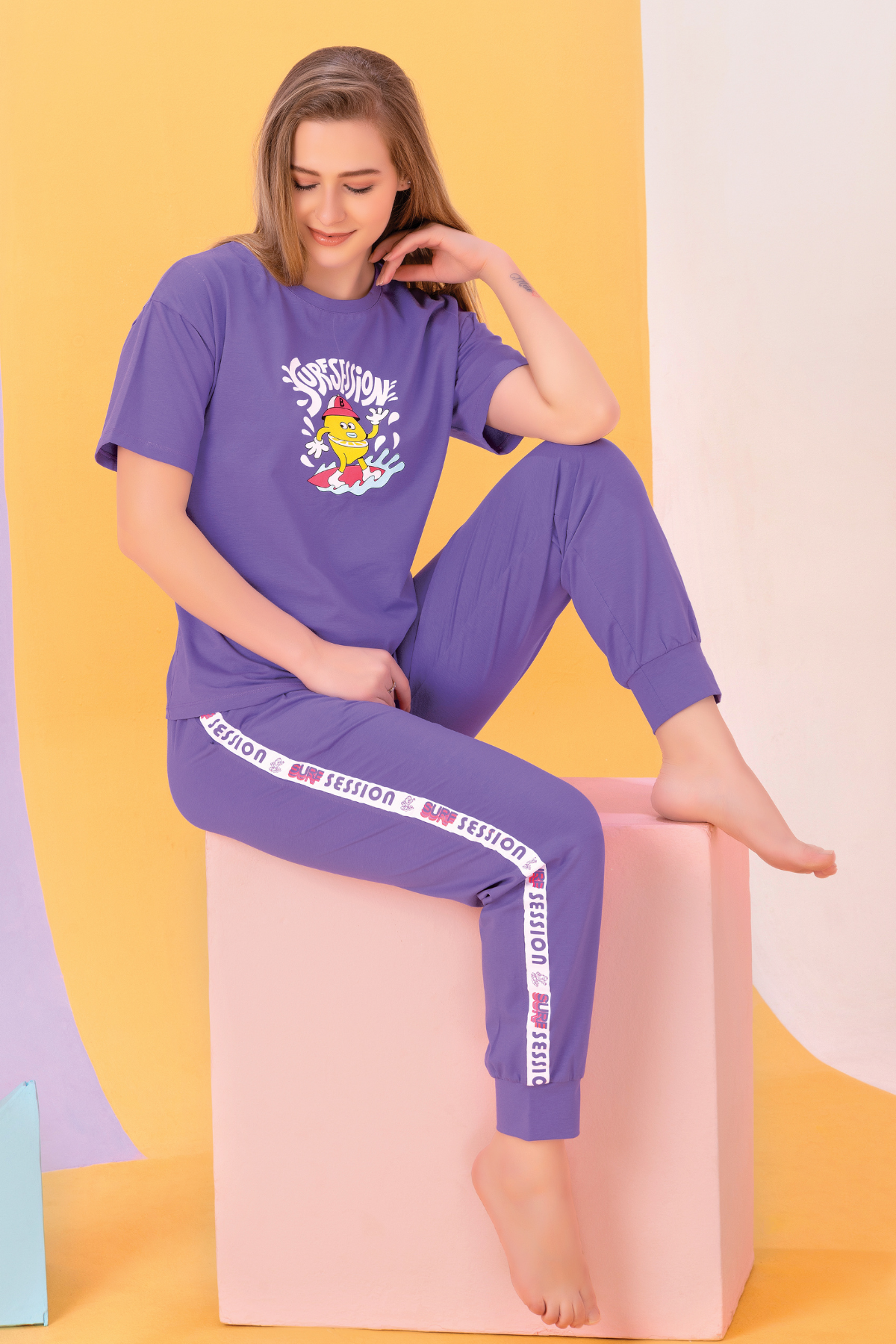 Twinning Top Pajama Set For Moms