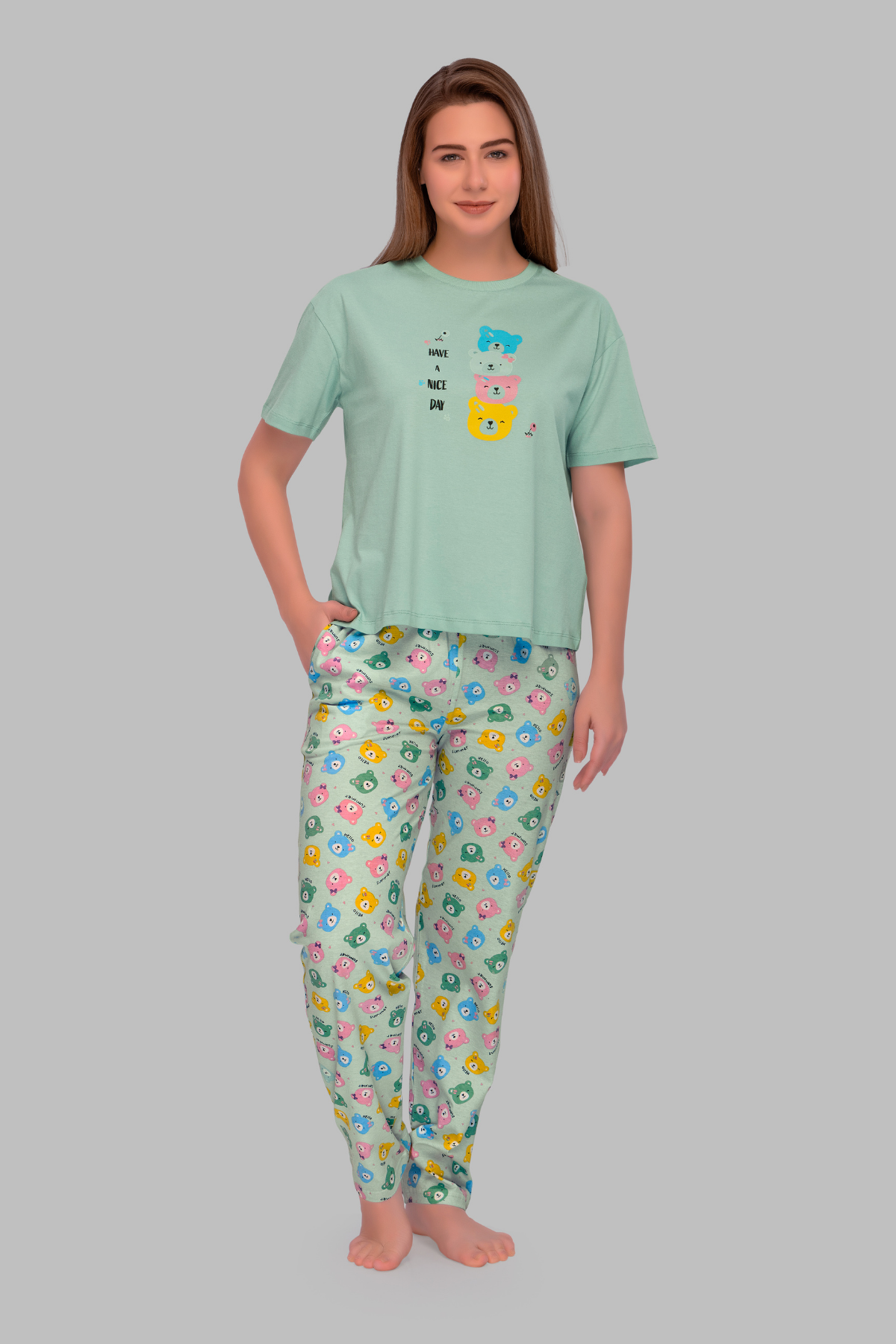 Twinning Top Pajama Set For Moms