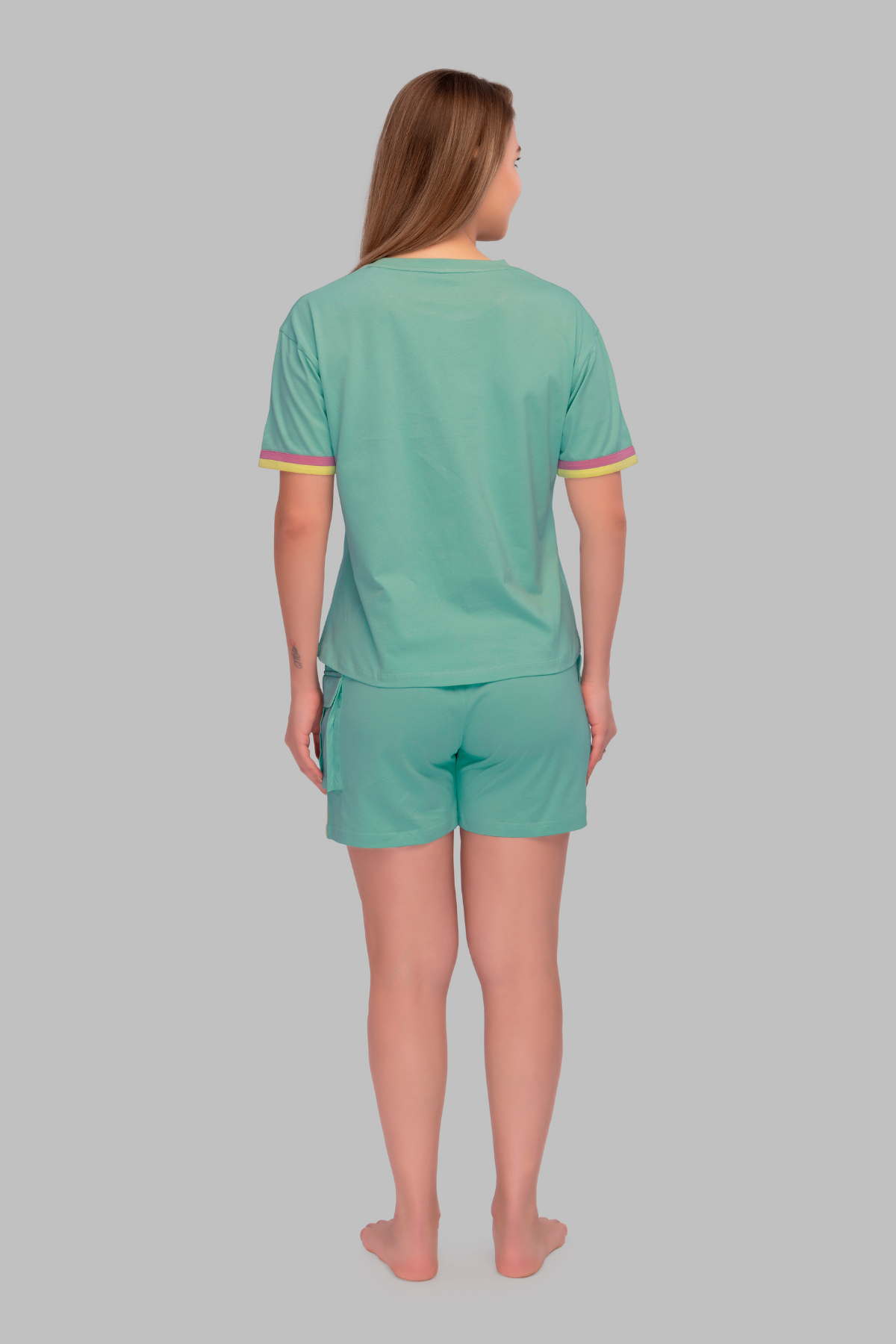 Twinning Top Shorts Set For Moms