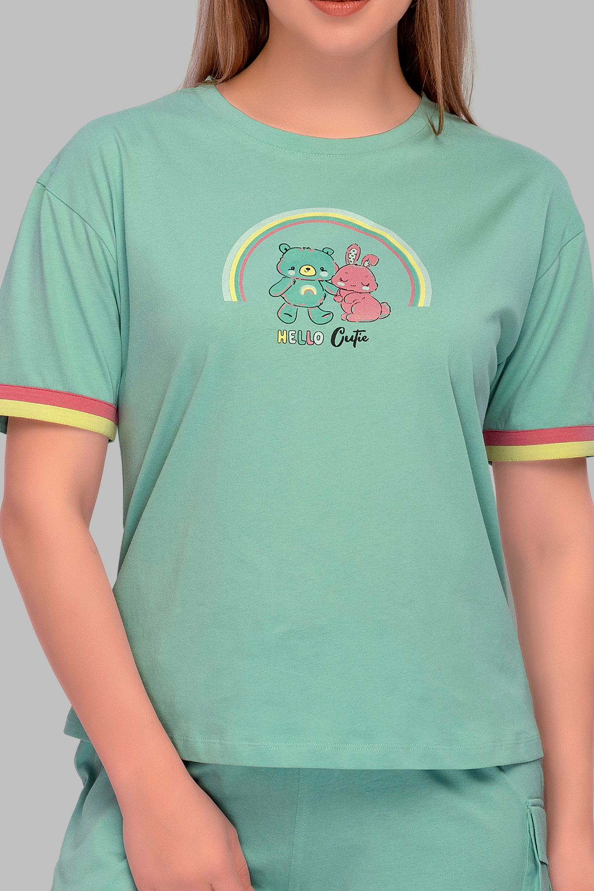 Twinning Top Shorts Set For Moms