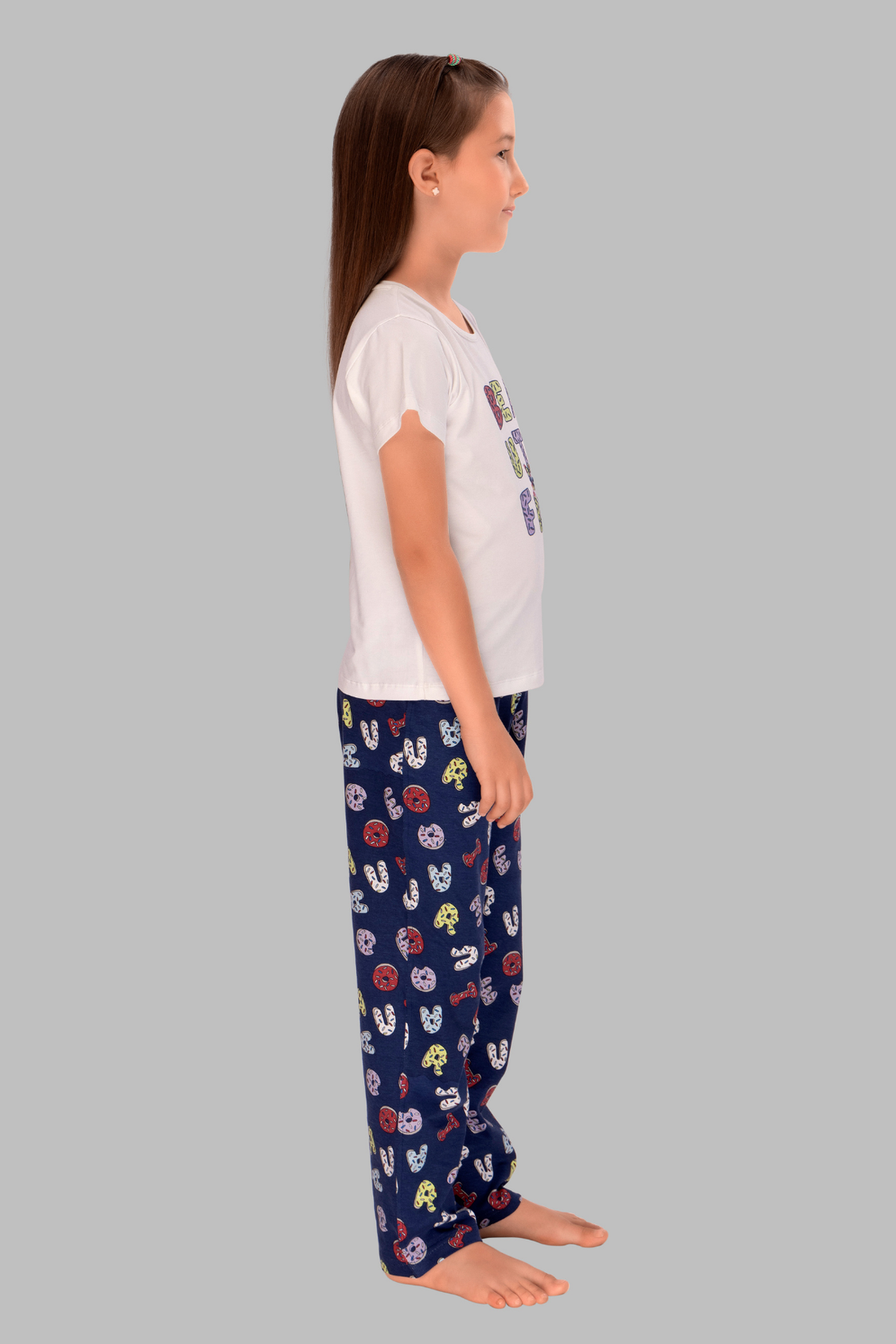 Sleep & Spell: Letter Print Pajamas PJ 25007