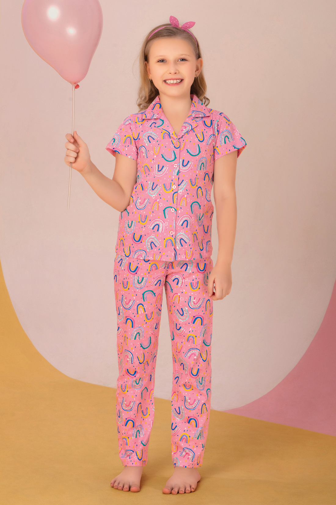 Rainbow Bliss Pajama Set For Happy Moms