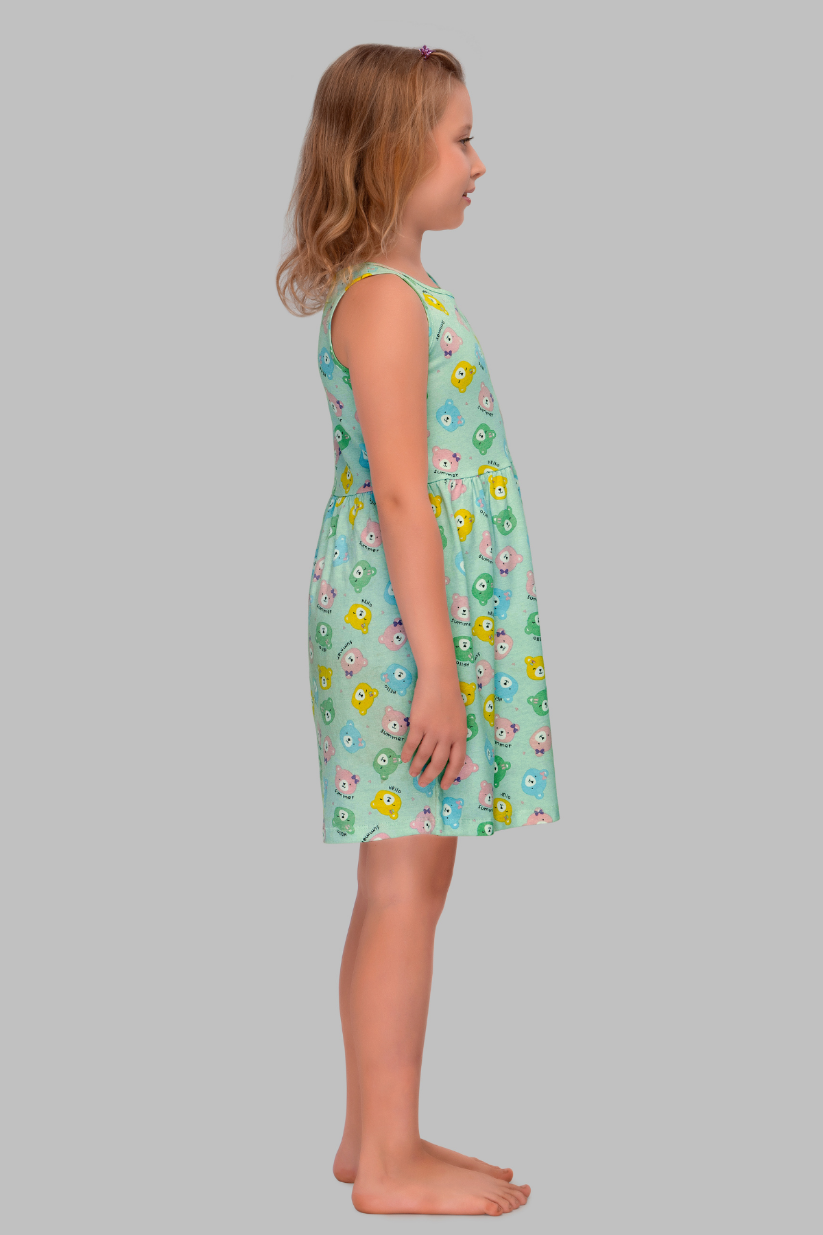 Teddy Dreams Lounge Frock For Girls