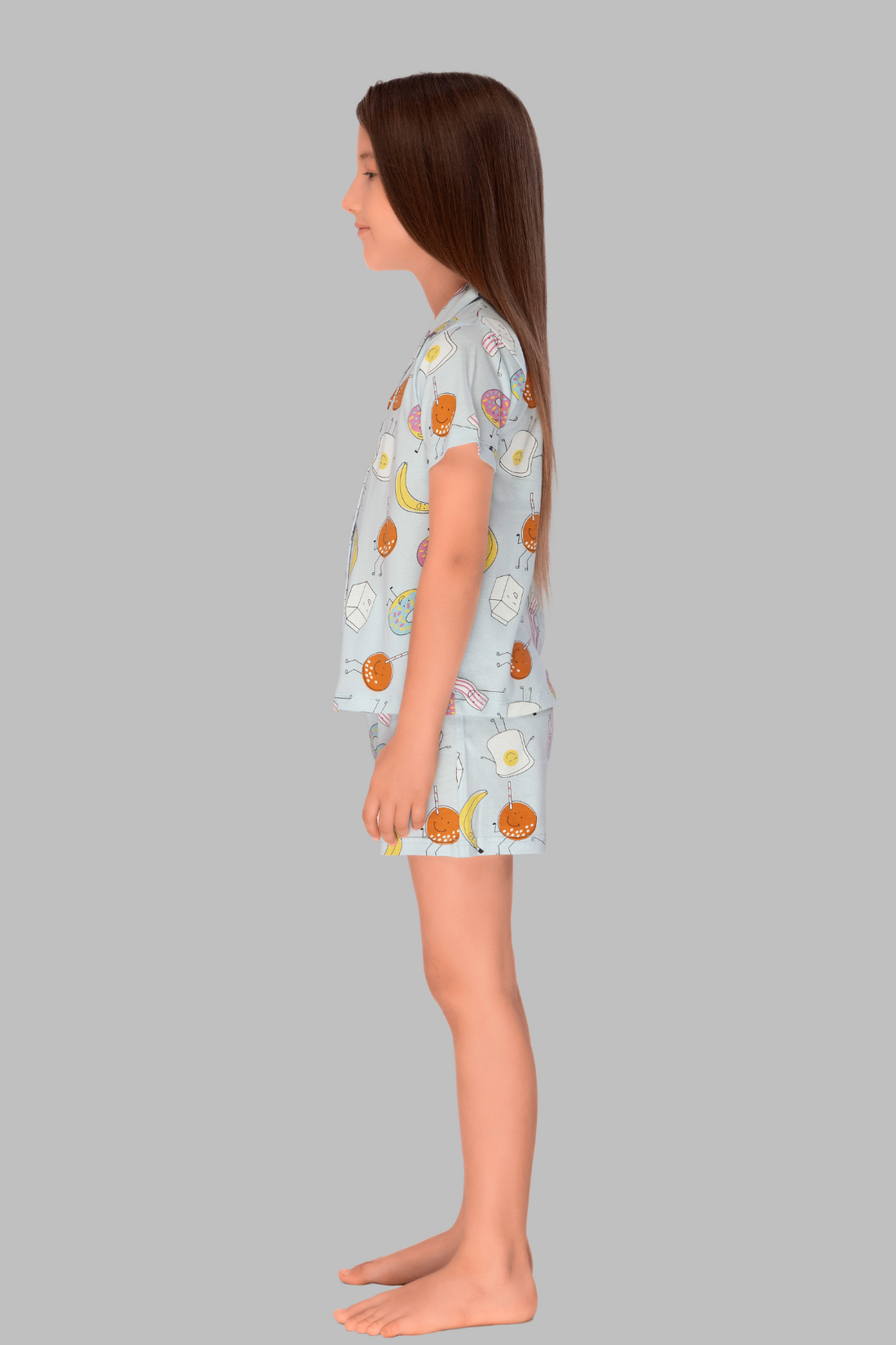Fun Doughnuts Shirt And Shorts Sets For Girls