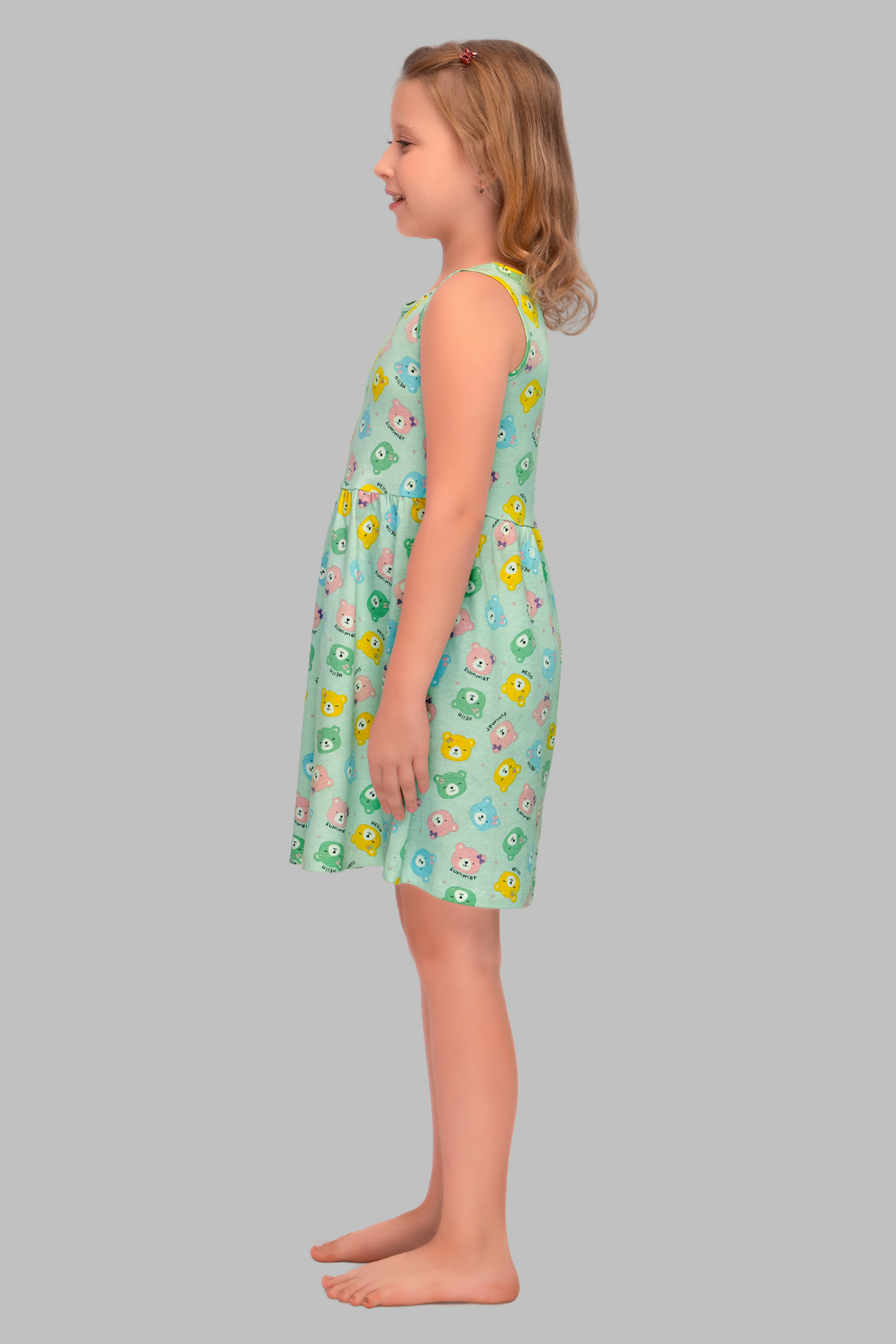 Teddy Dreams Lounge Frock For Girls