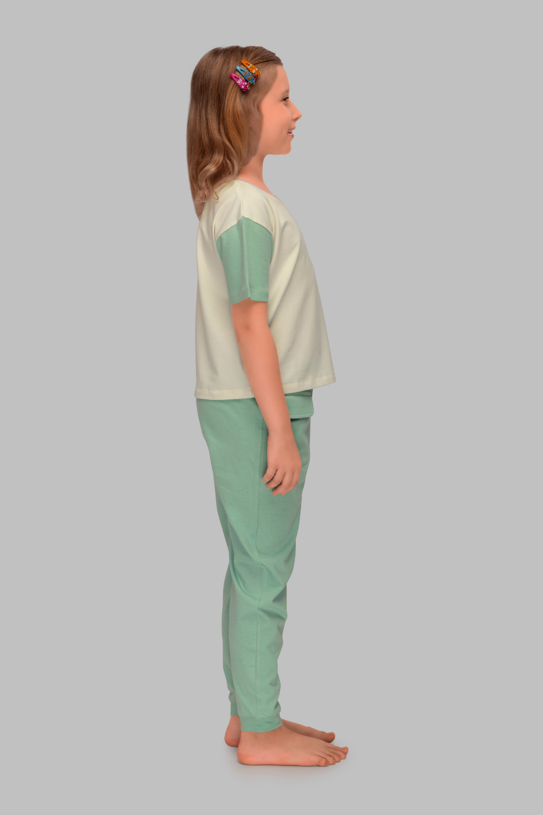 Color Blocked Top And Joggers Sets