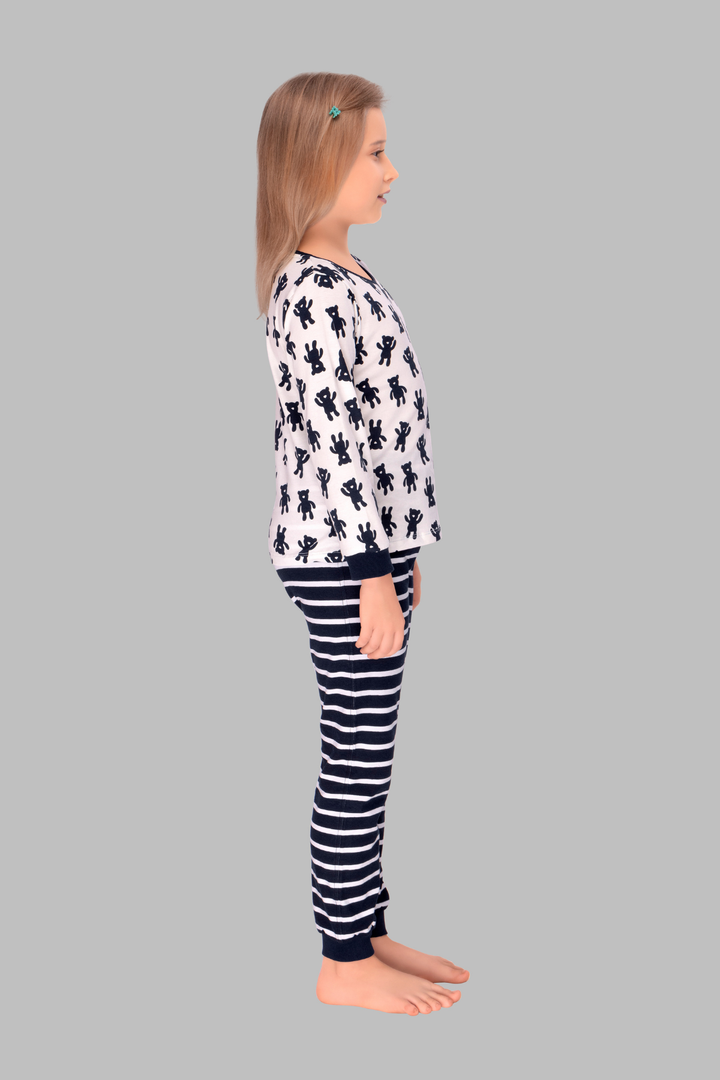 Striped Navy Bue Cozy Set