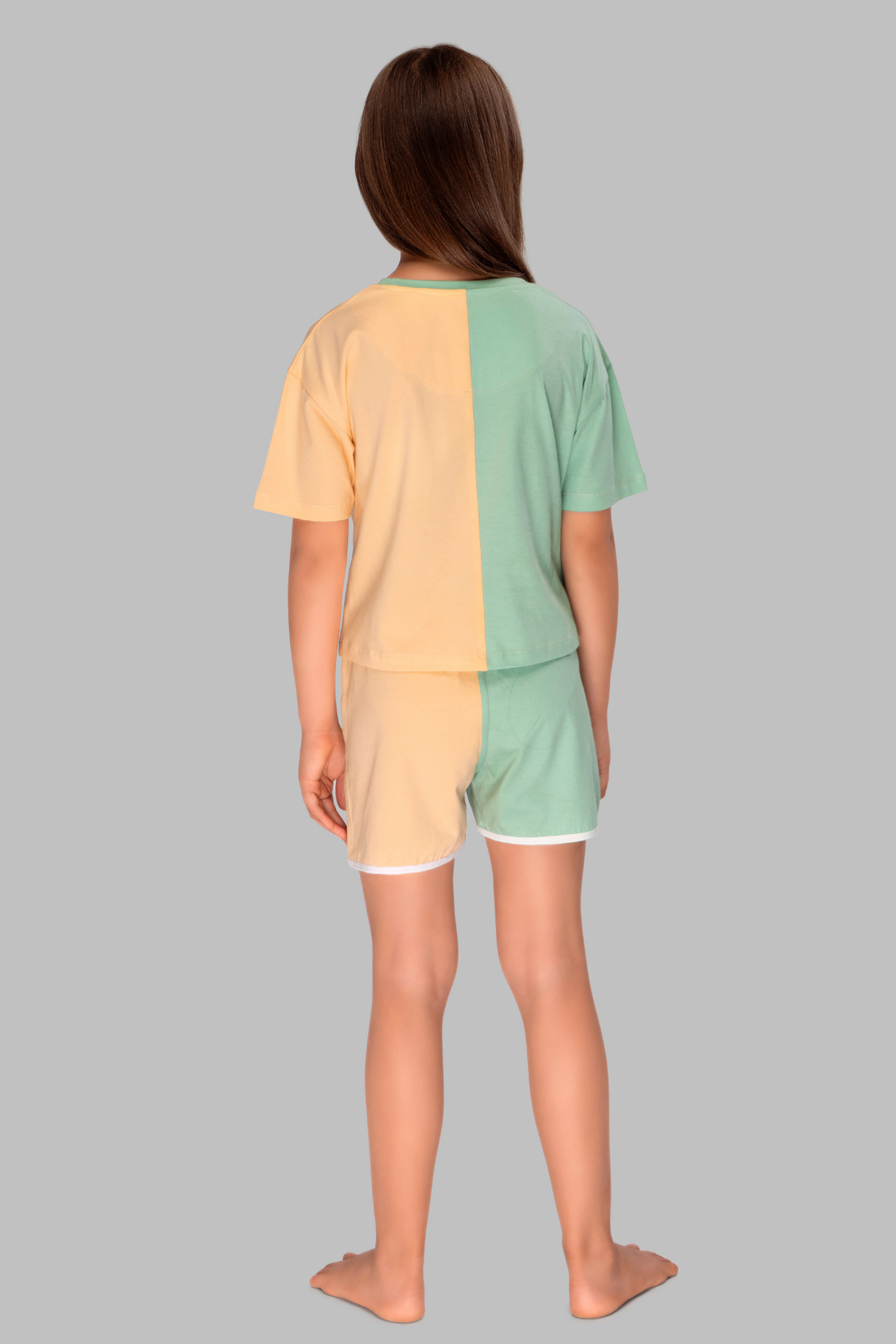 Floral Pastel shorts Set For Girls
