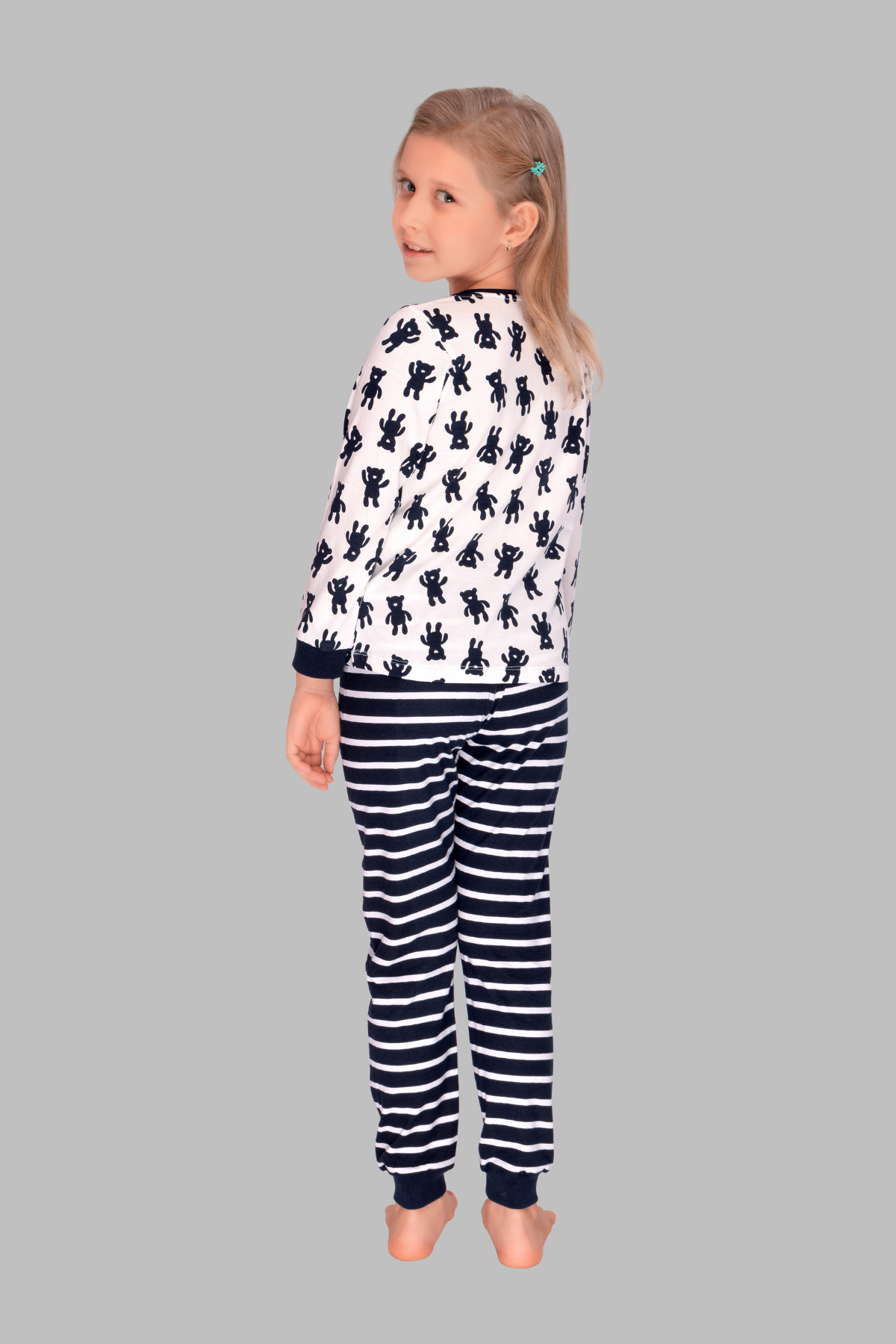 Striped Navy Bue Cozy Set