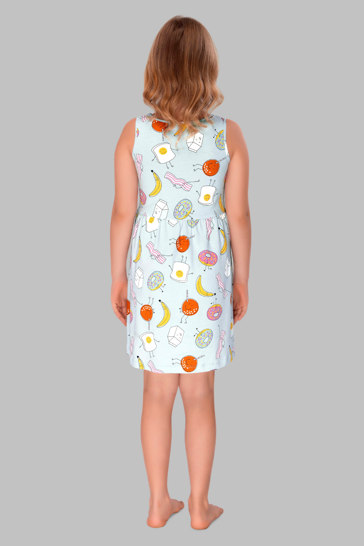 Fruity Doughnut Dreams Lounge Frock For Girls