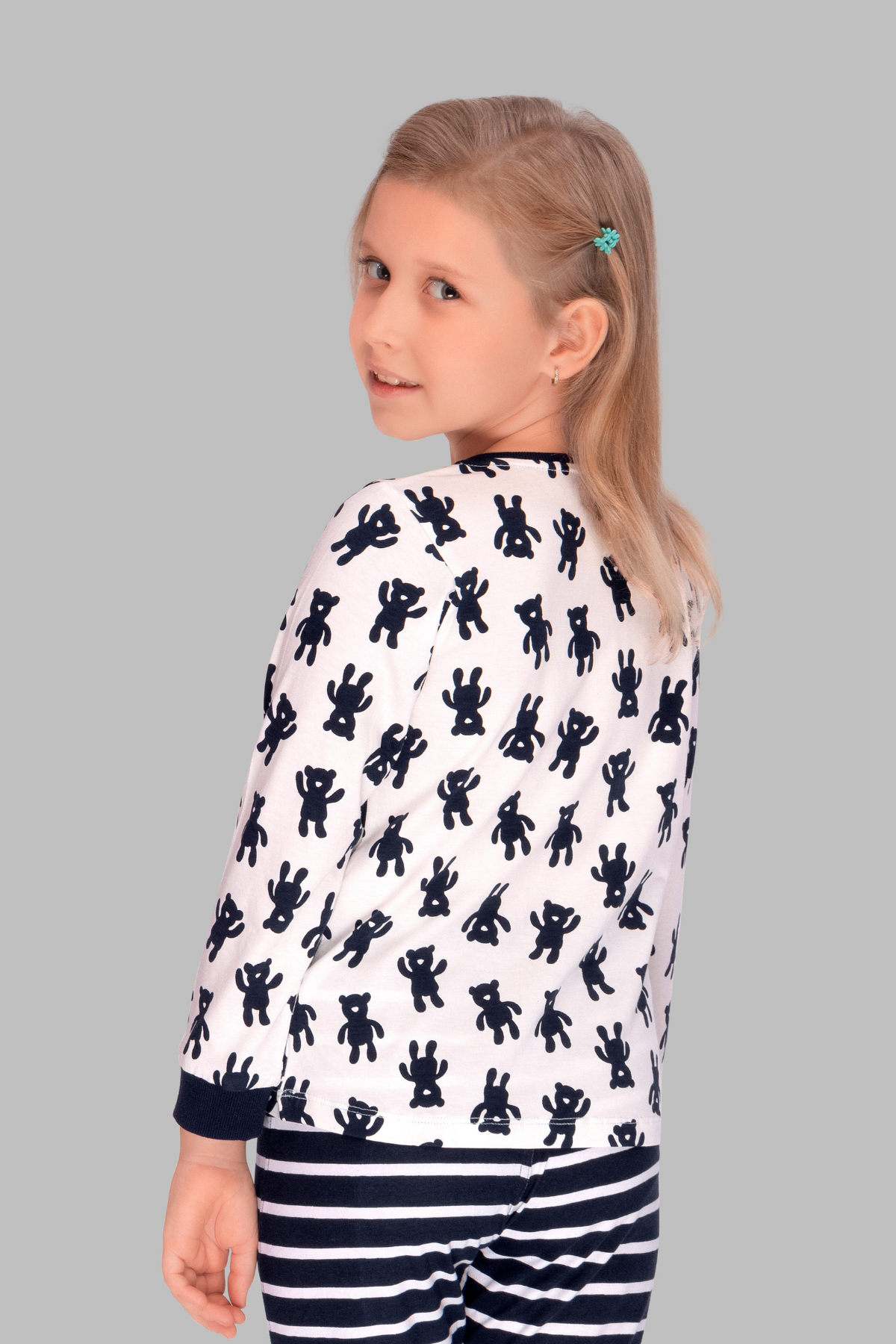 Striped Navy Bue Cozy Set