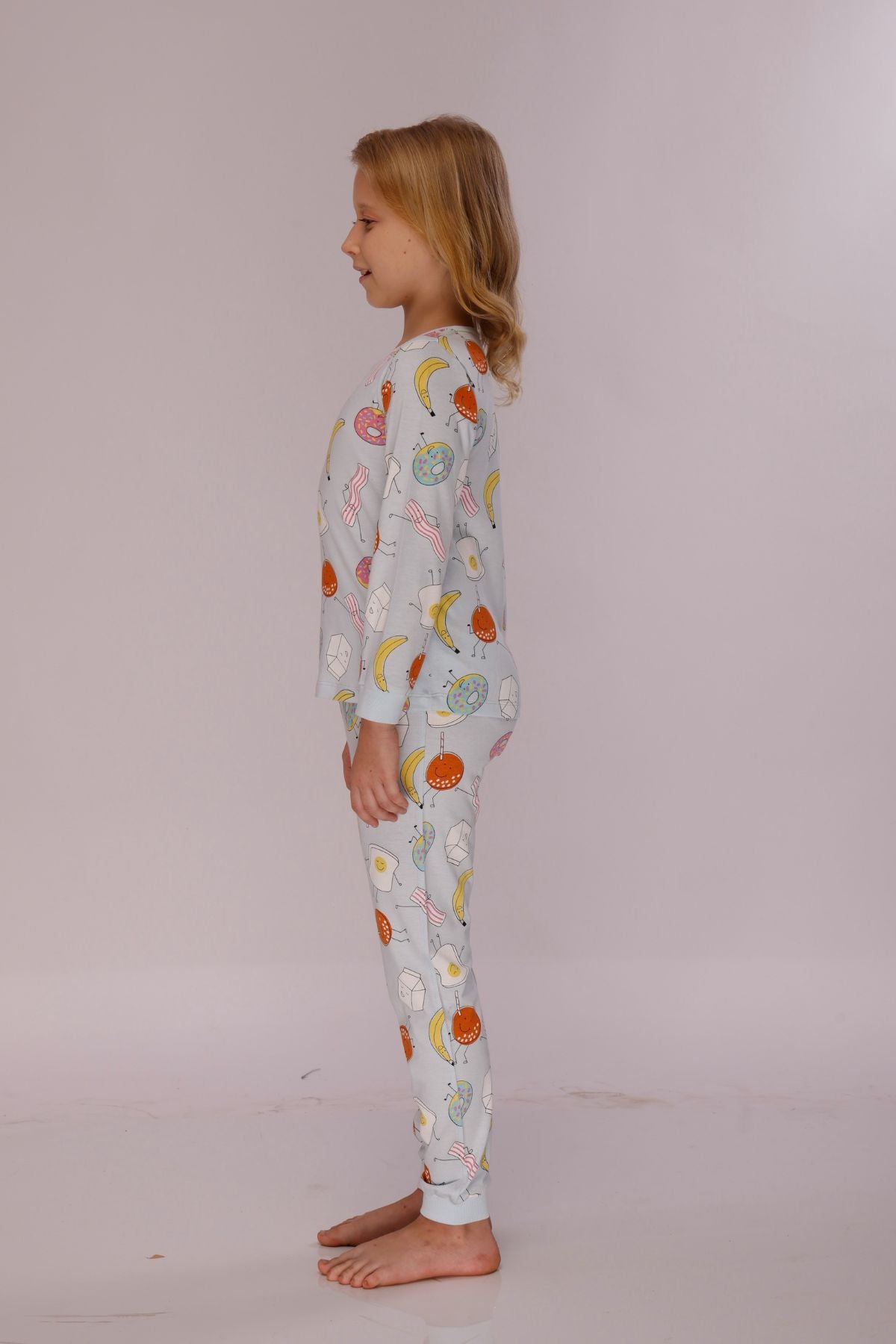 Fruit Doughnuts Cozy Nightsuits Top Pajama Set For Girls CZ 25024