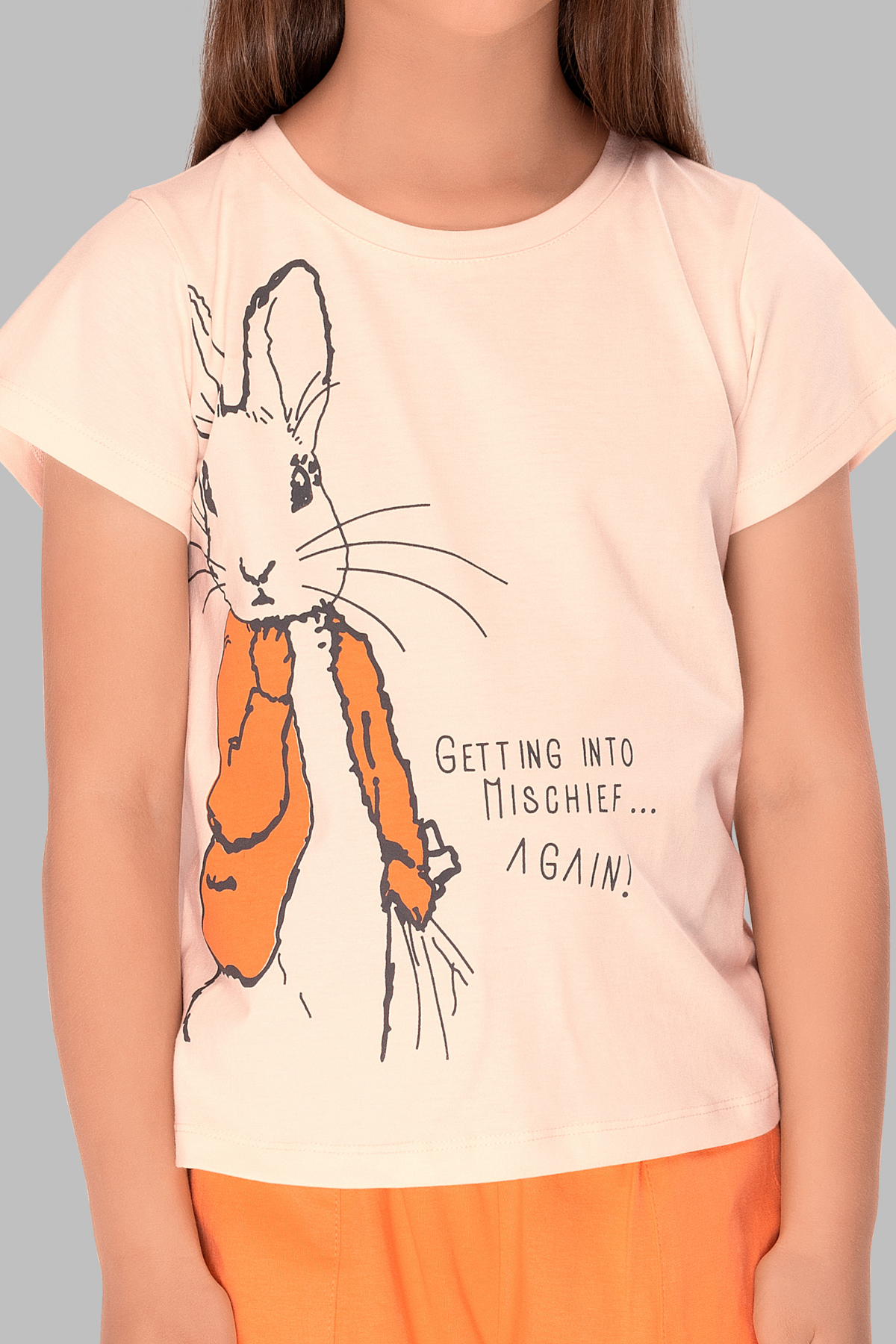 Dreamy Bunny Nights Top Pajama Sets For Girls