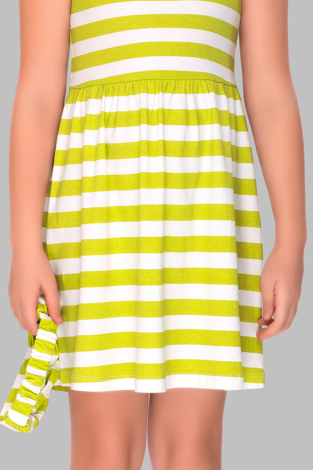 Stripes of Joy Lounge Dress For Girls