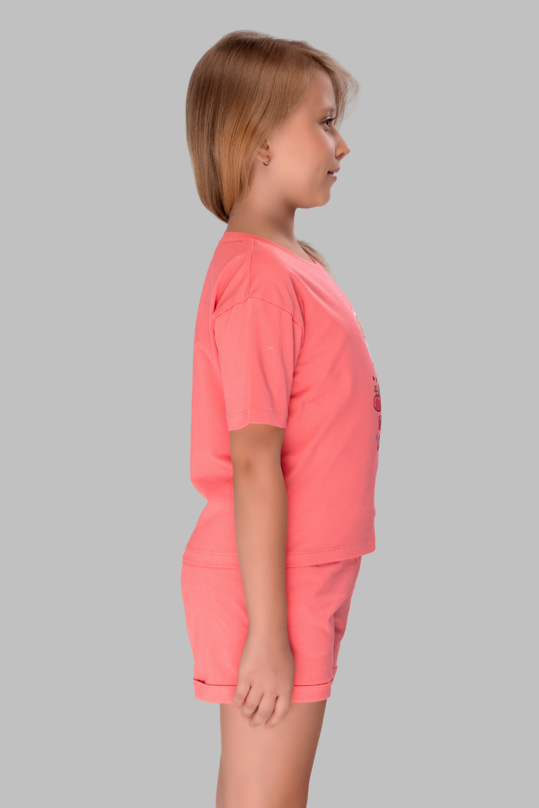 Funny Bunny Shorts Set For Girls SH 25044