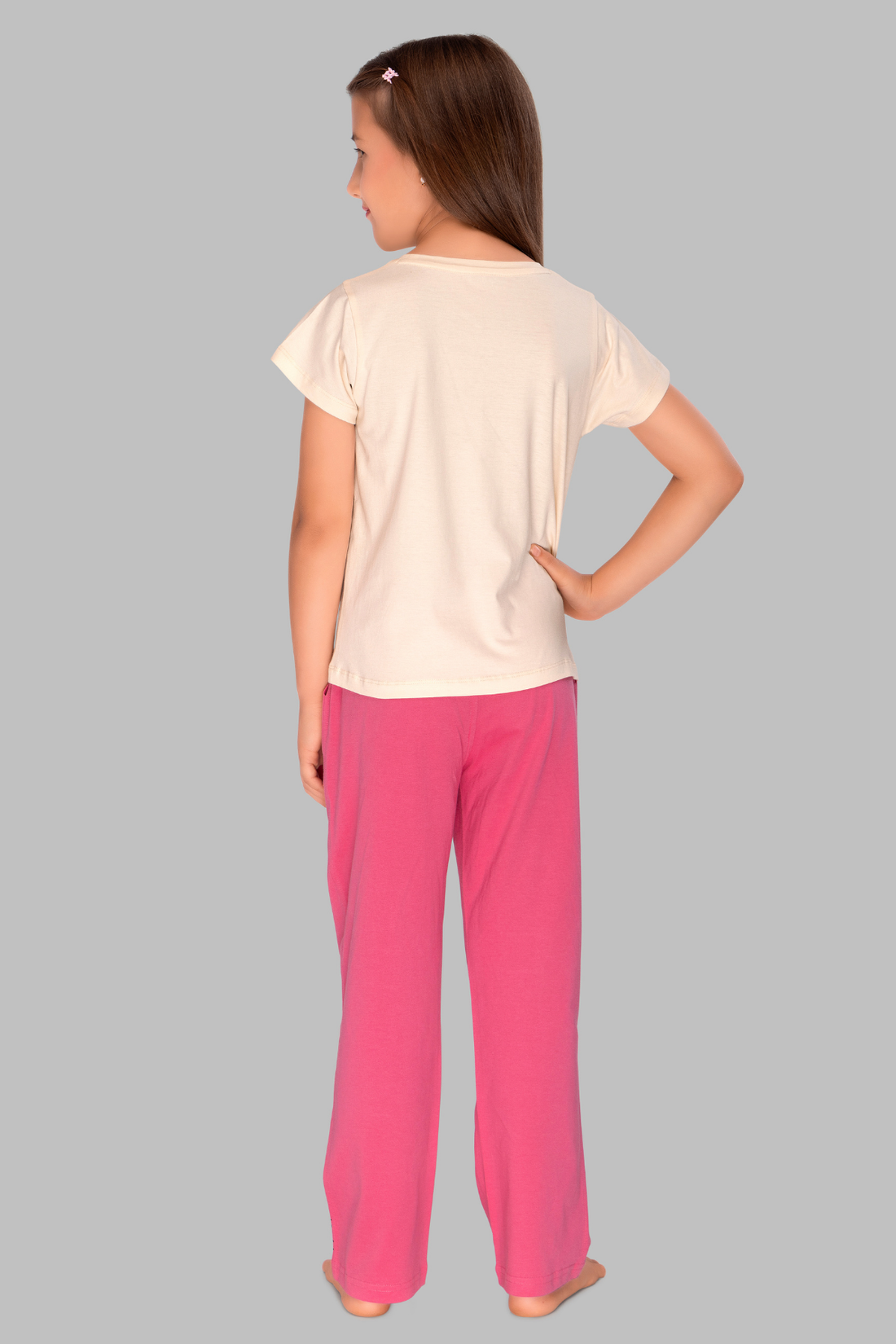 Banana Bliss Top Pajama Set For Girls