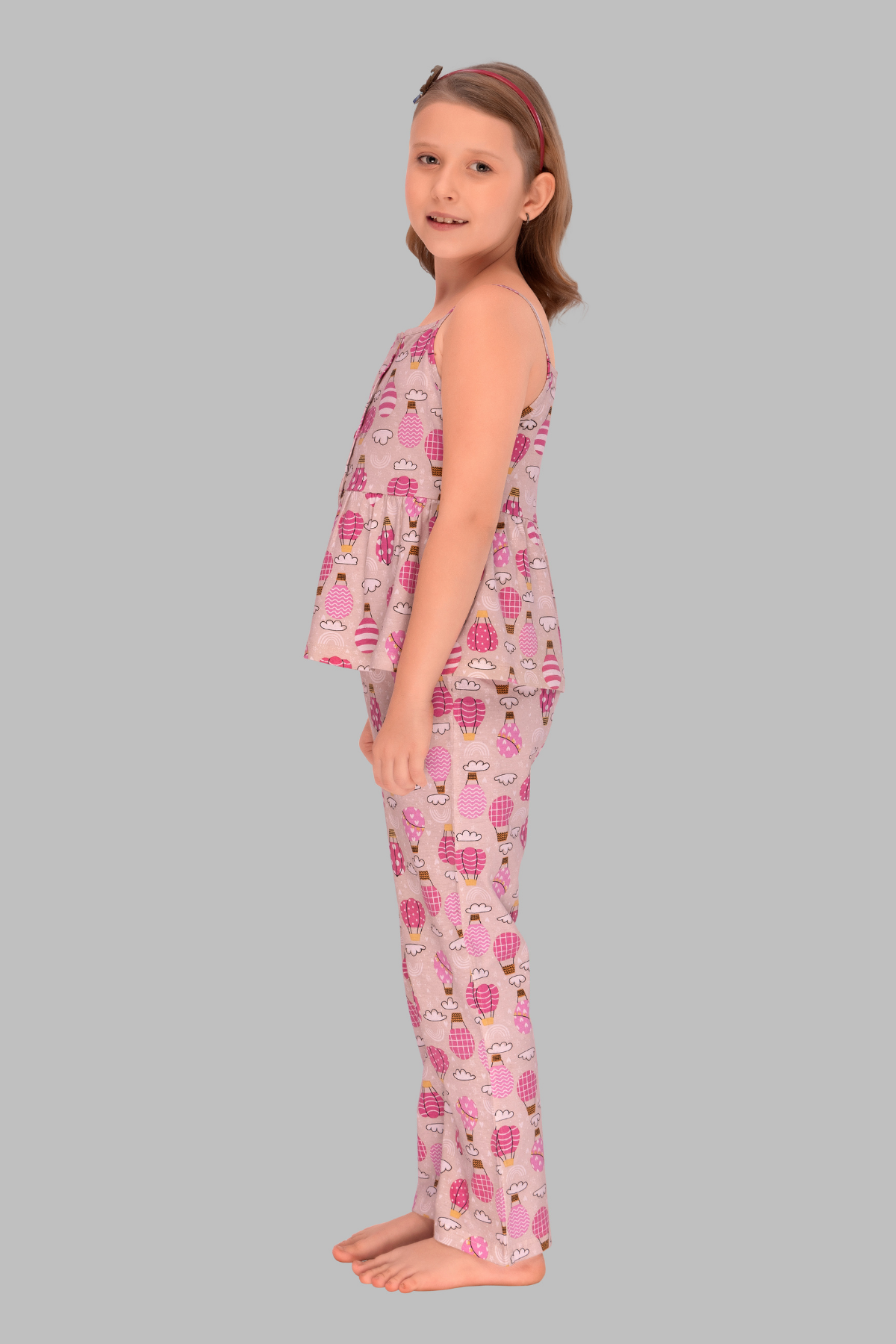 Spaghetti Straps Fancy Pajama Sets For Girls