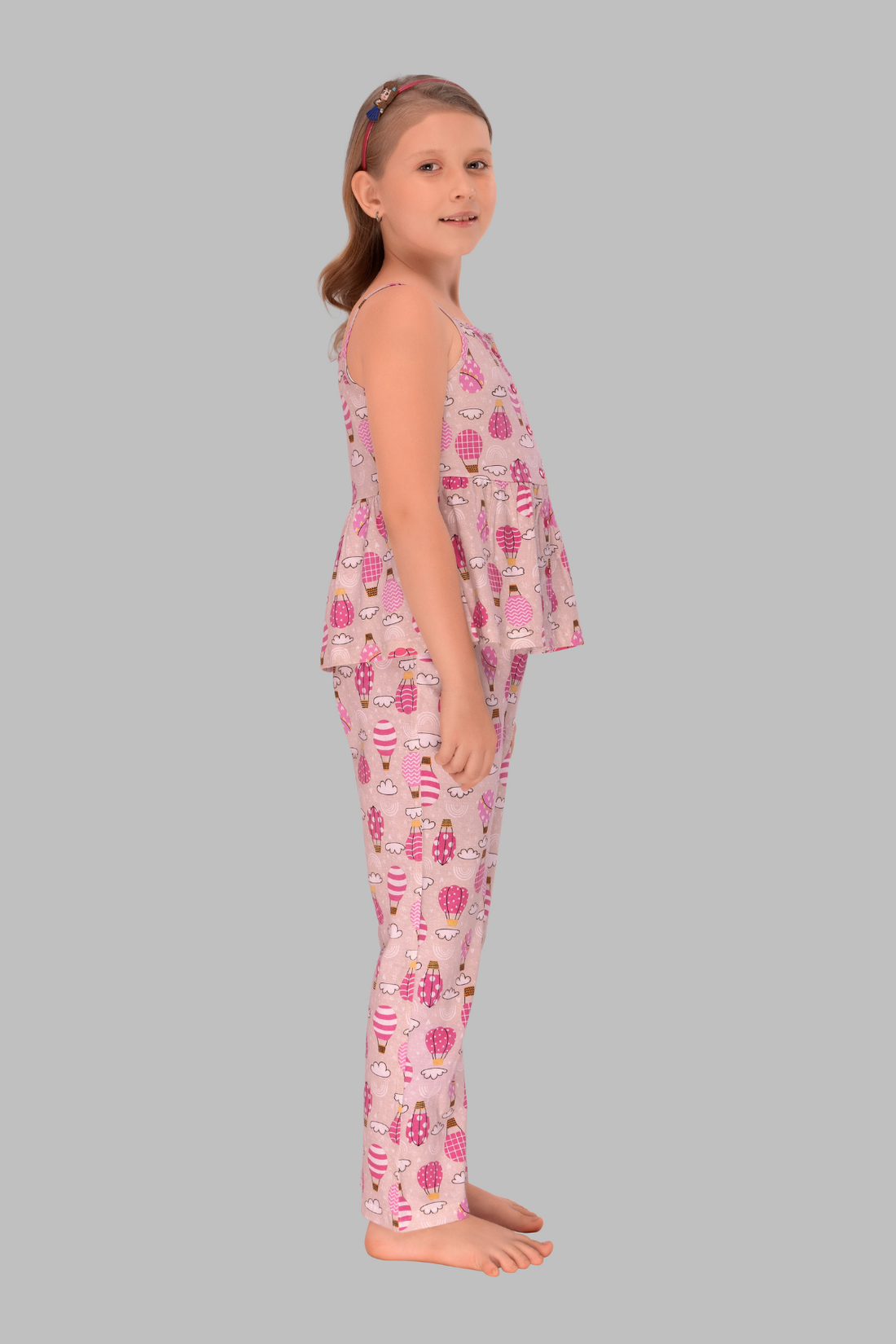 Spaghetti Straps Fancy Pajama Sets For Girls