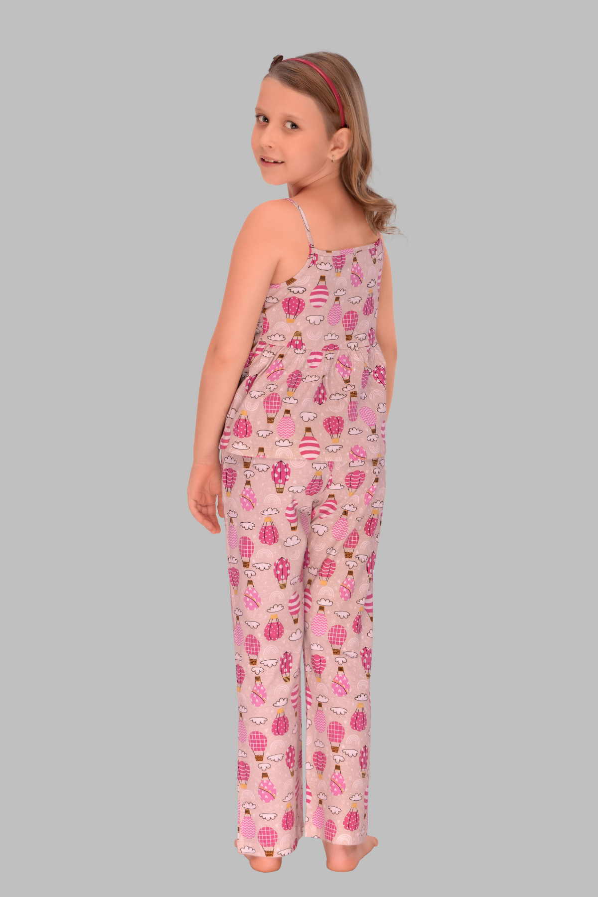 Spaghetti Straps Fancy Pajama Sets For Girls