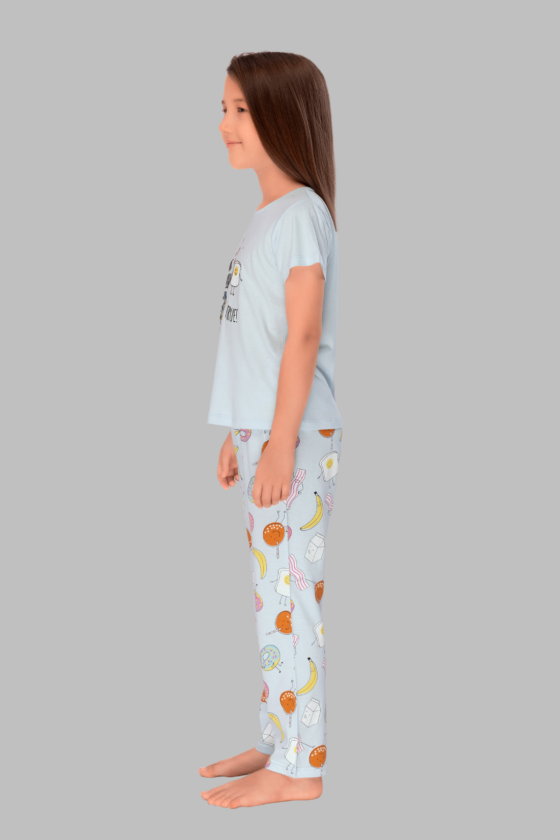 Doughnut Dreams Top Pajama Set For Girls