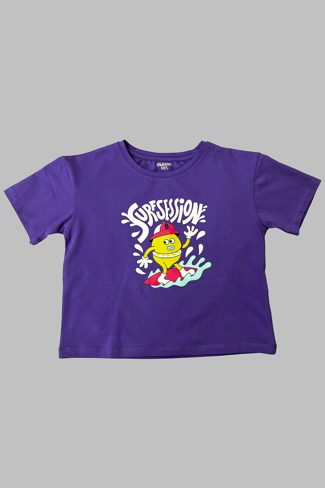 Purple Printed Shorts Set For Girls SH 25051