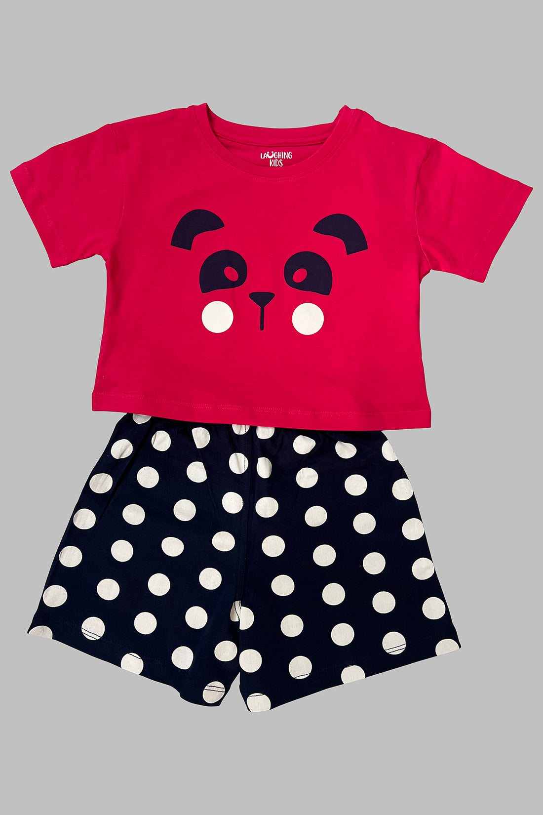 Red with Polka dots shorts SH 25040