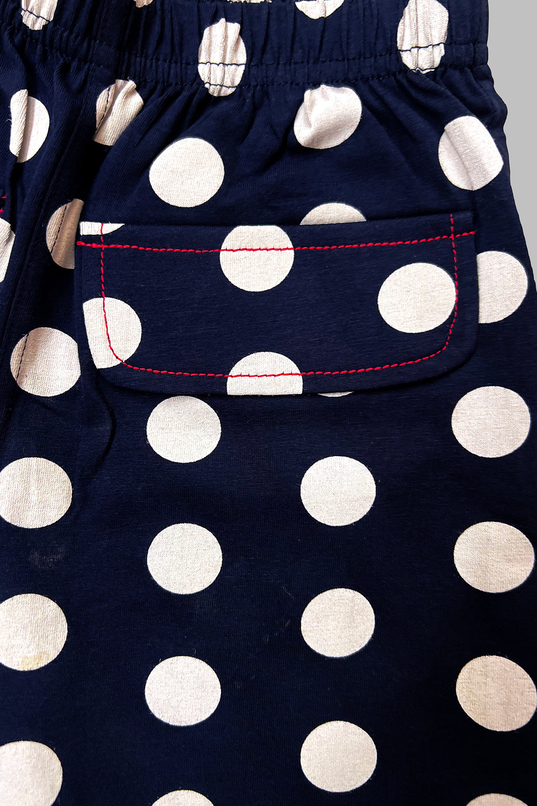 Red with Polka dots shorts SH 25040