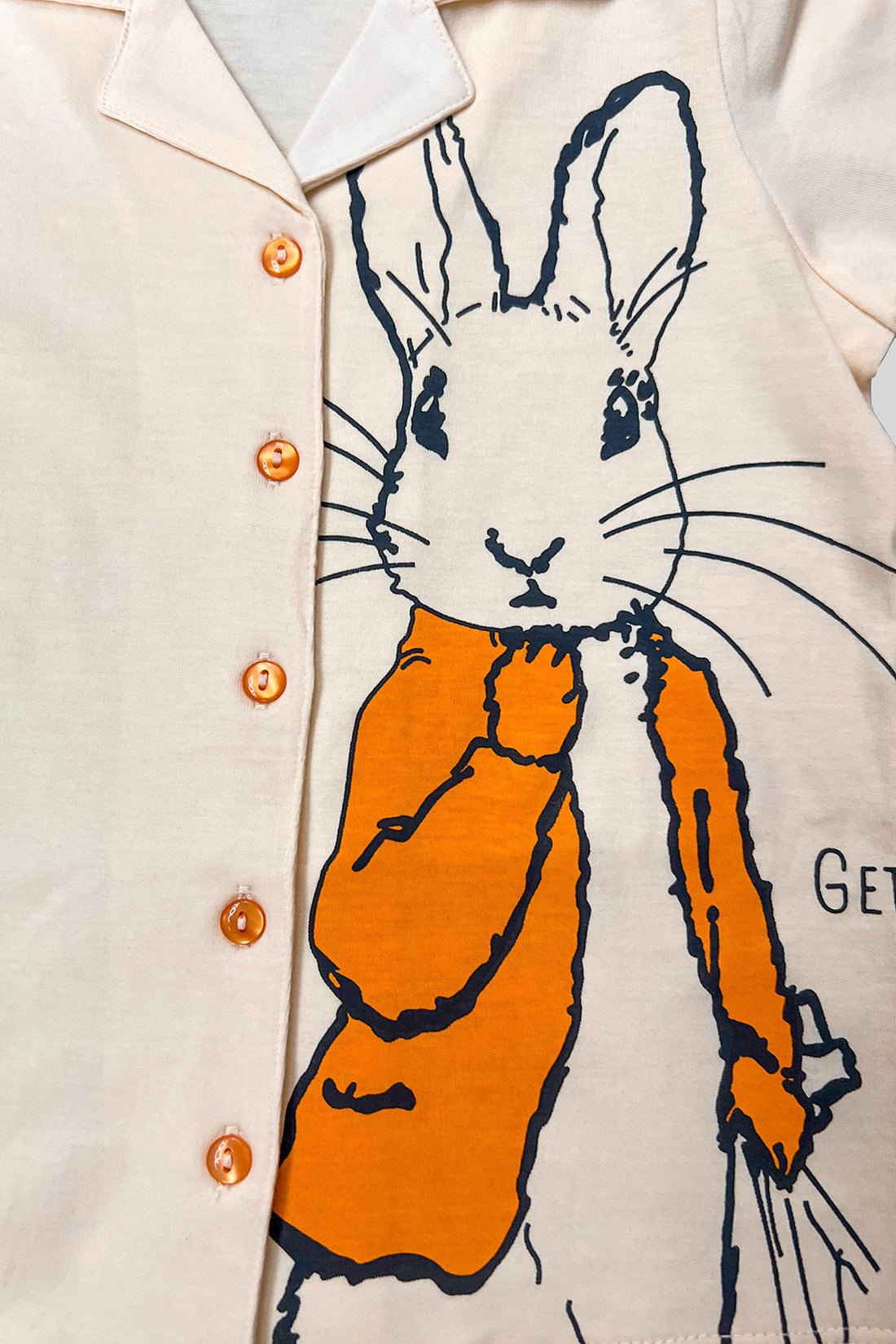 Funny Bunny Shirt And Shorts Sets For Girls