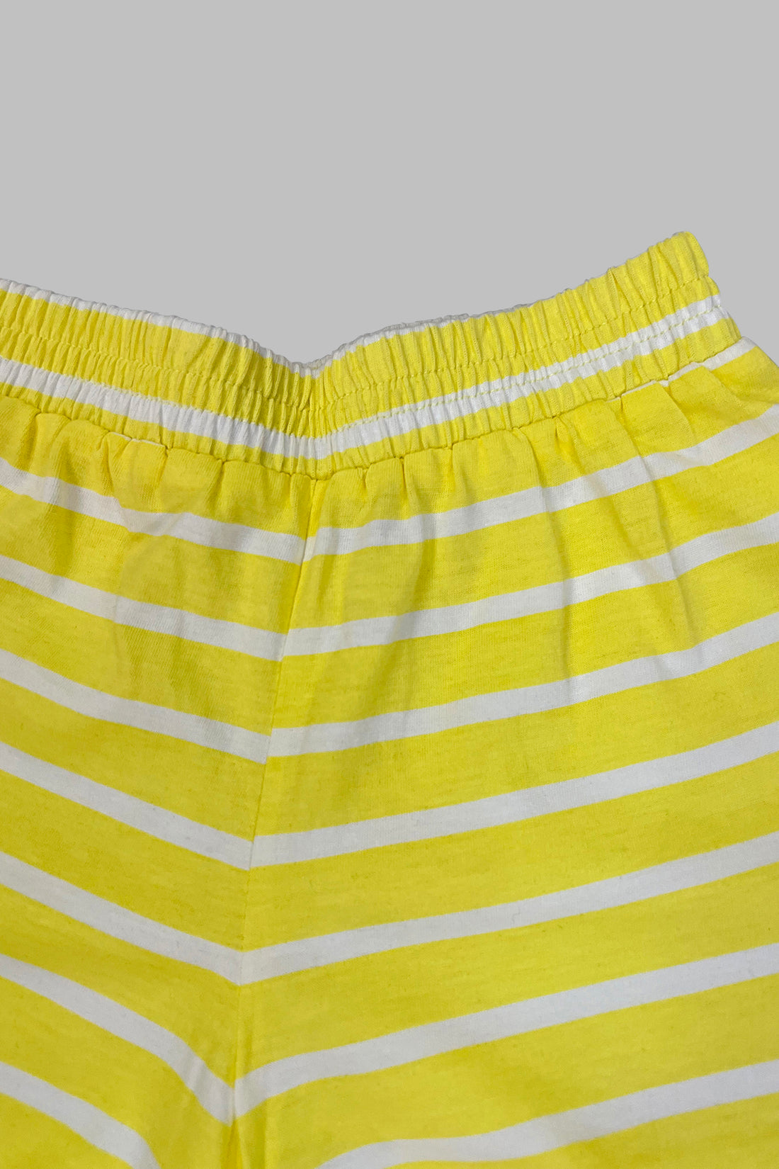 White Summer Special Shorts Set For Girls