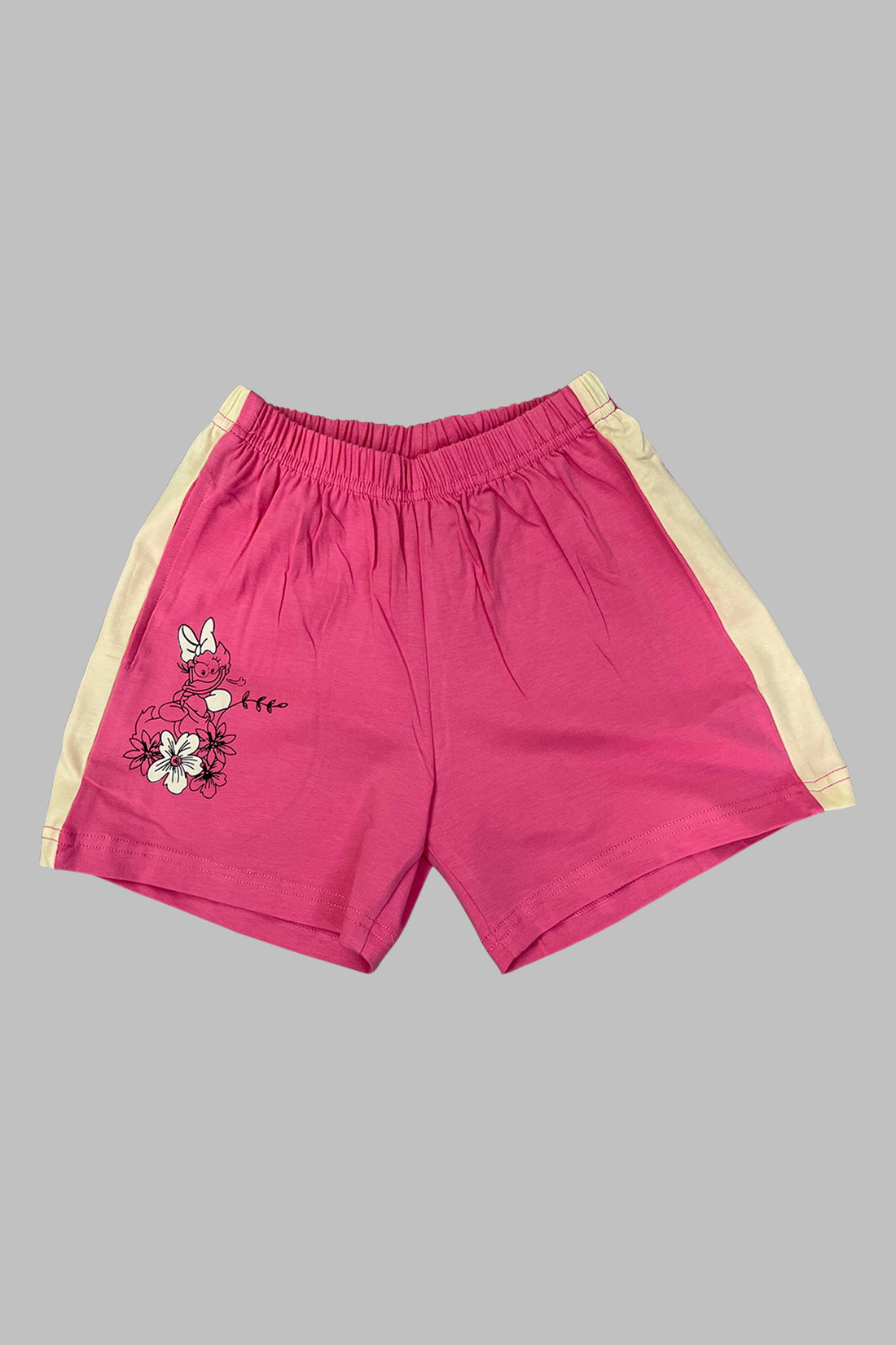 Duck Print Shirt And Shorts Sets For Girls