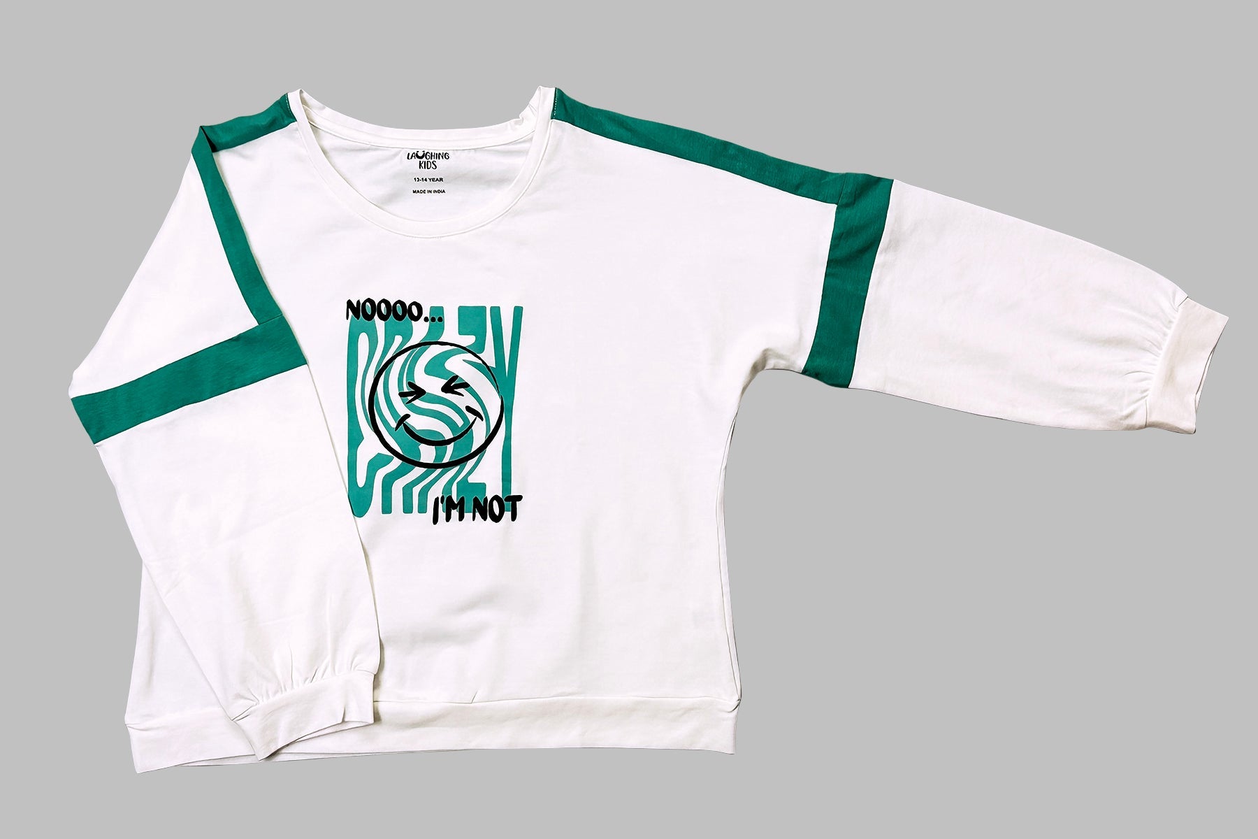 White Full Sleeves Track Suits For Girls