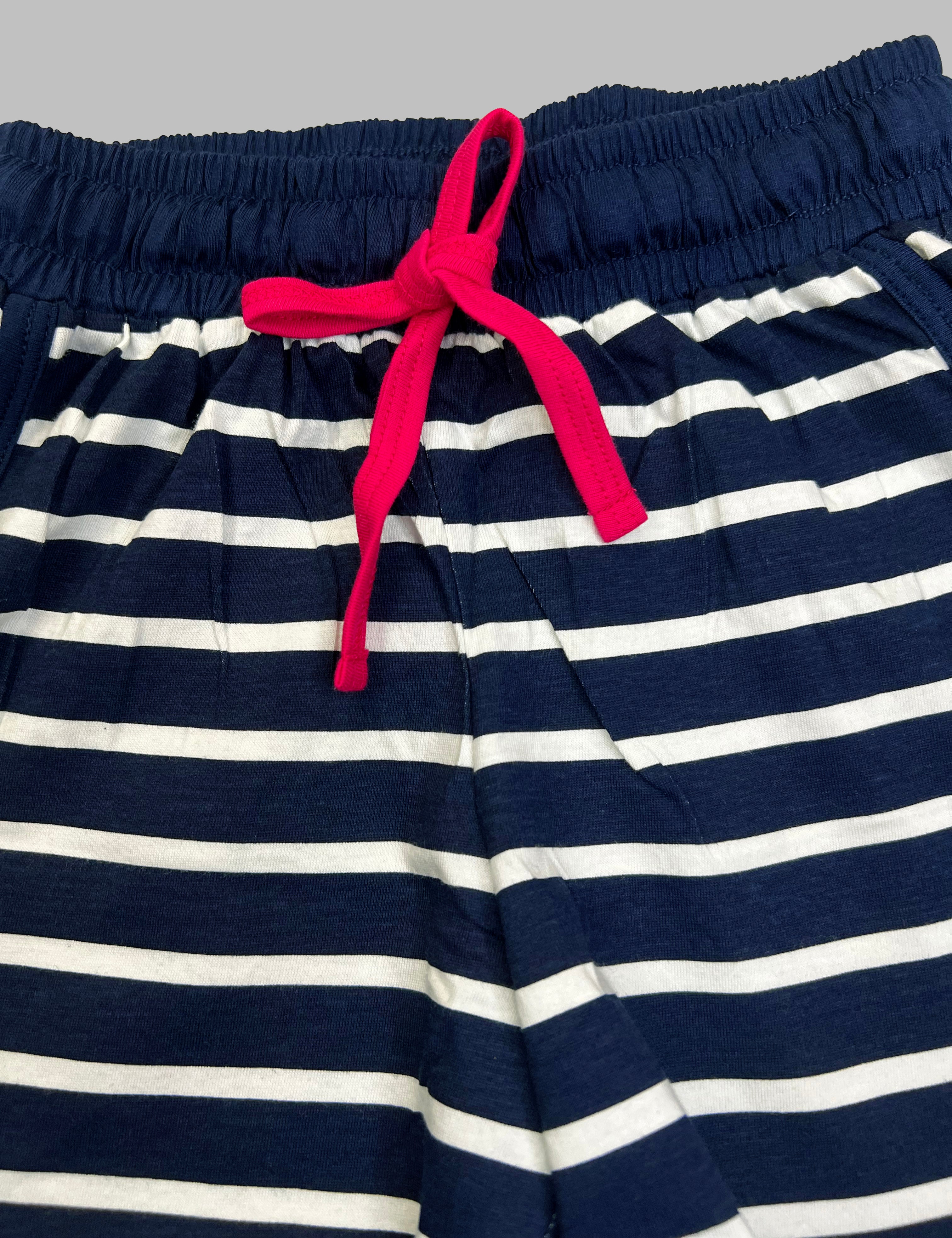 ABC Printed Shorts Set For Girls SH 25055