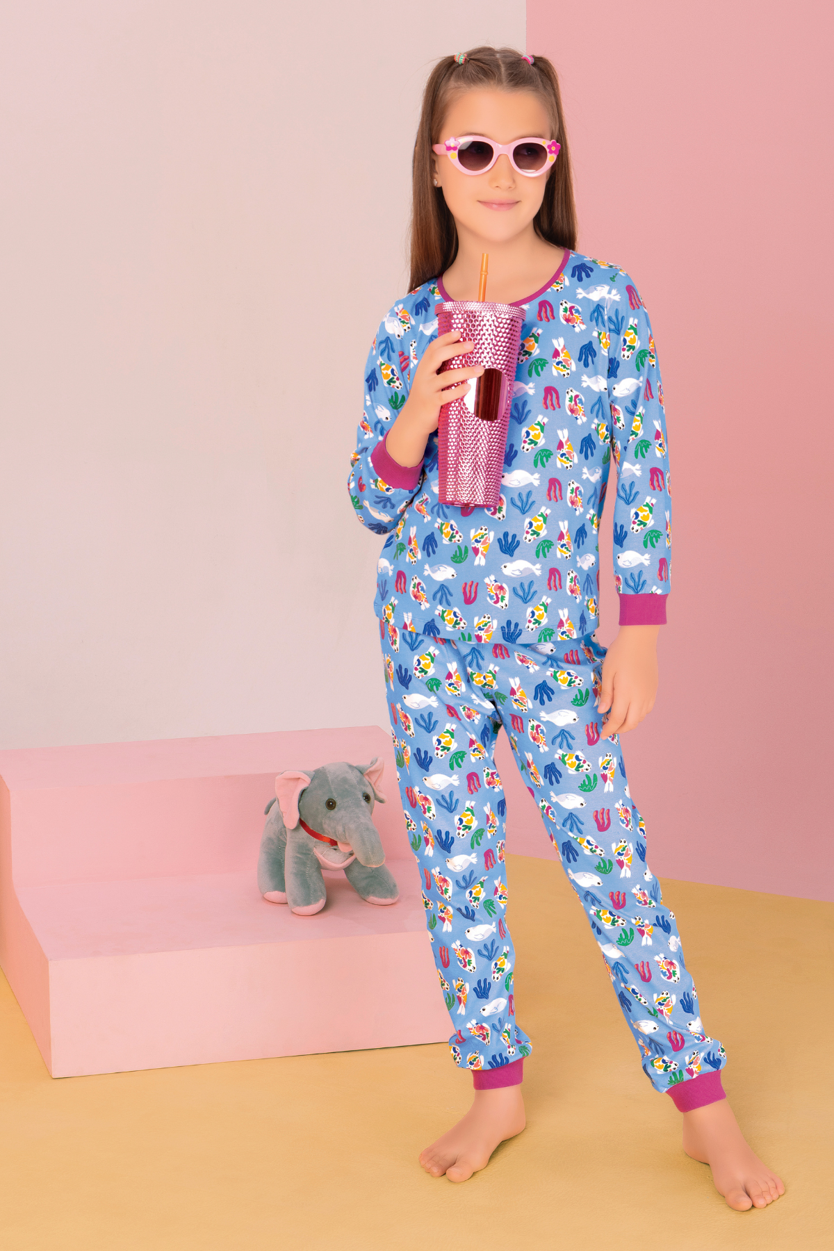 Aqua theme Cozy Set For Girls