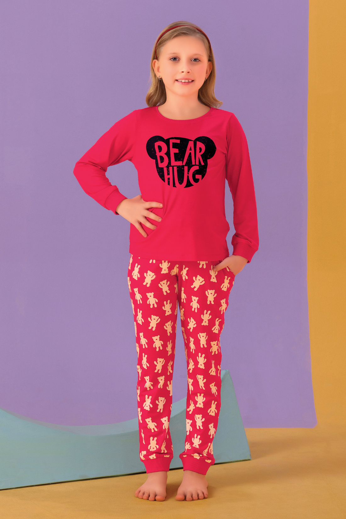 Bear Hug Cozy Set For Girls