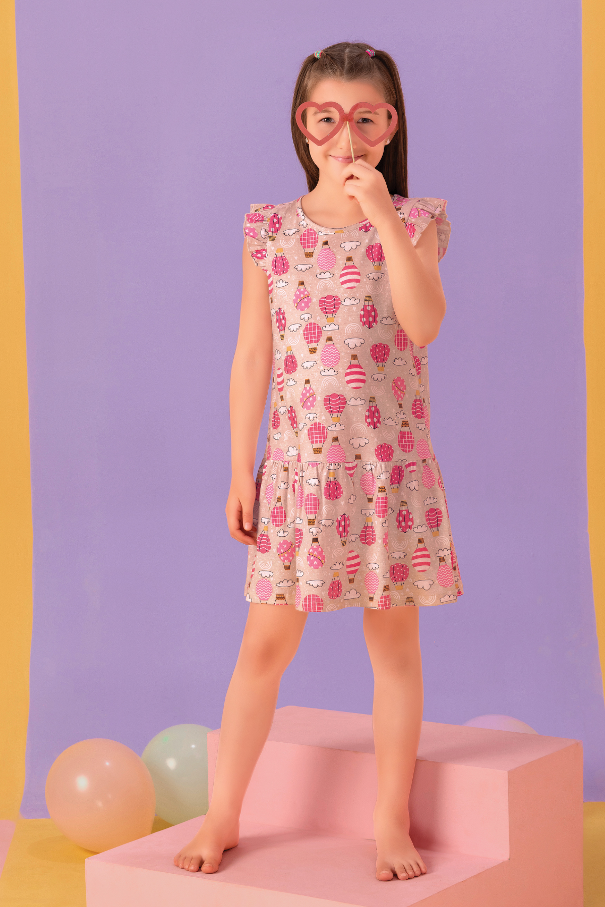 Parachute Paradise Dreams Lounge Frock For Girls